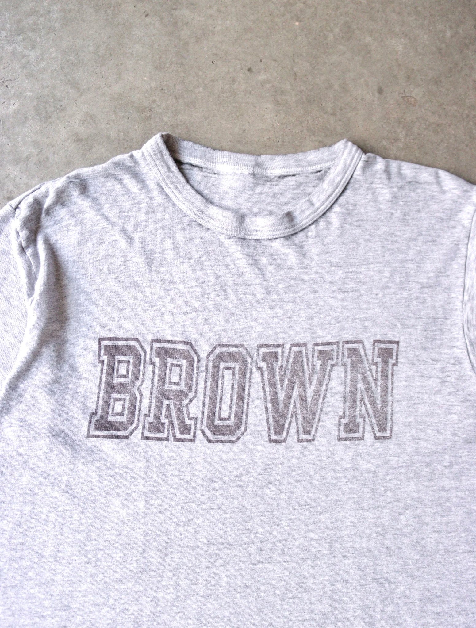 1980S BROWN TEE