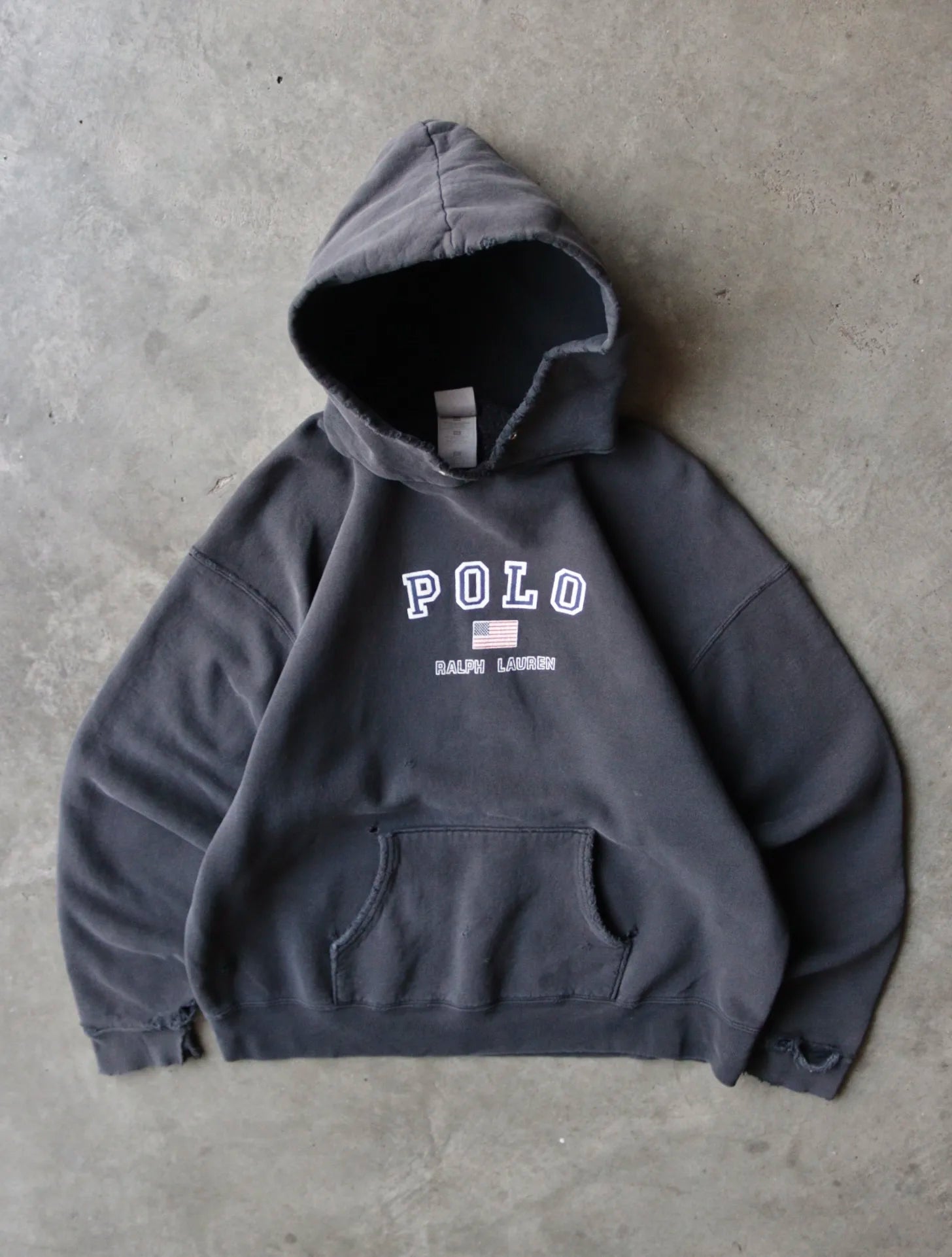 1990S POLO HOODED SWEATSHIRT