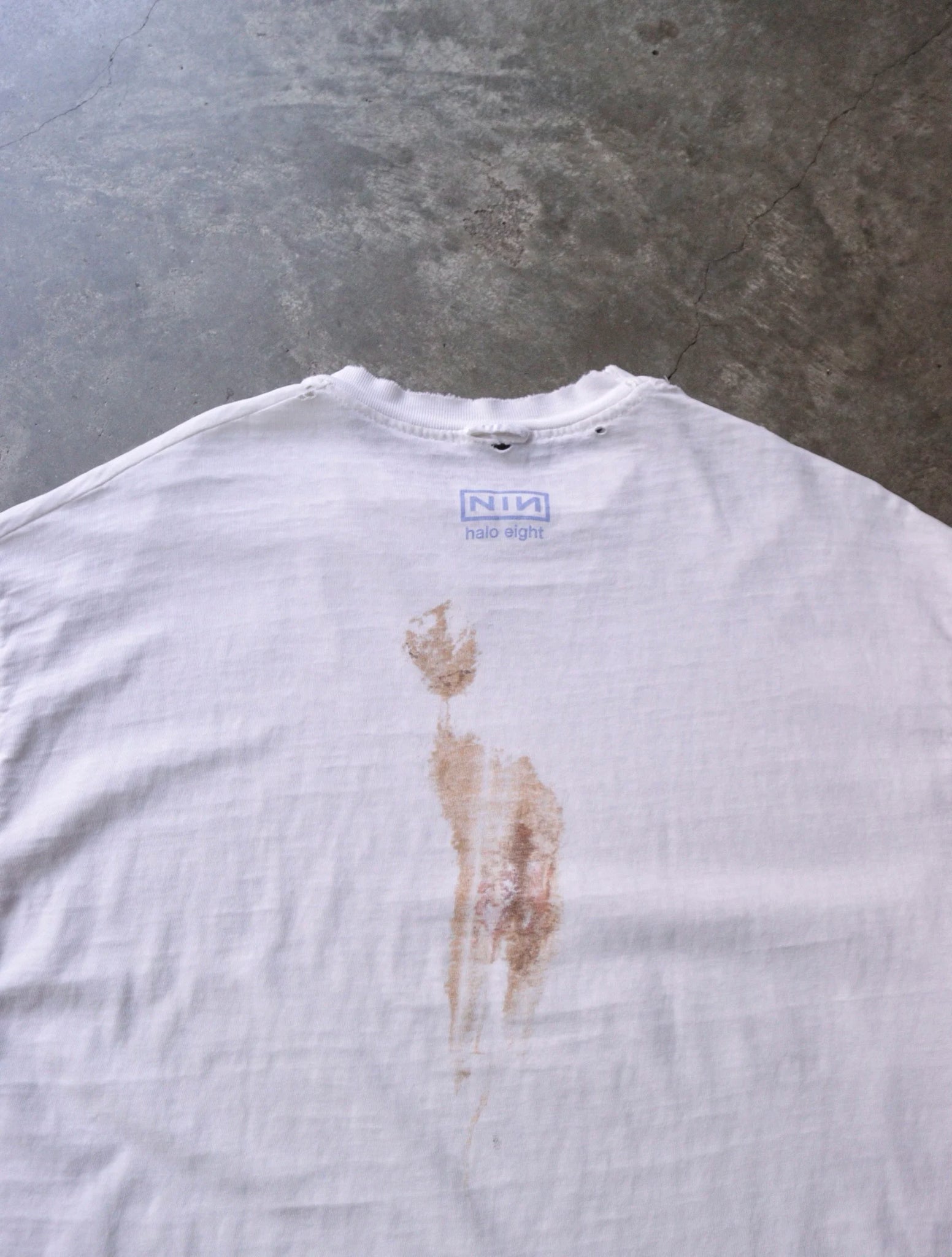 2000S THRASHED NINE INCH NAILS DOWNWARD SPIRAL TEE