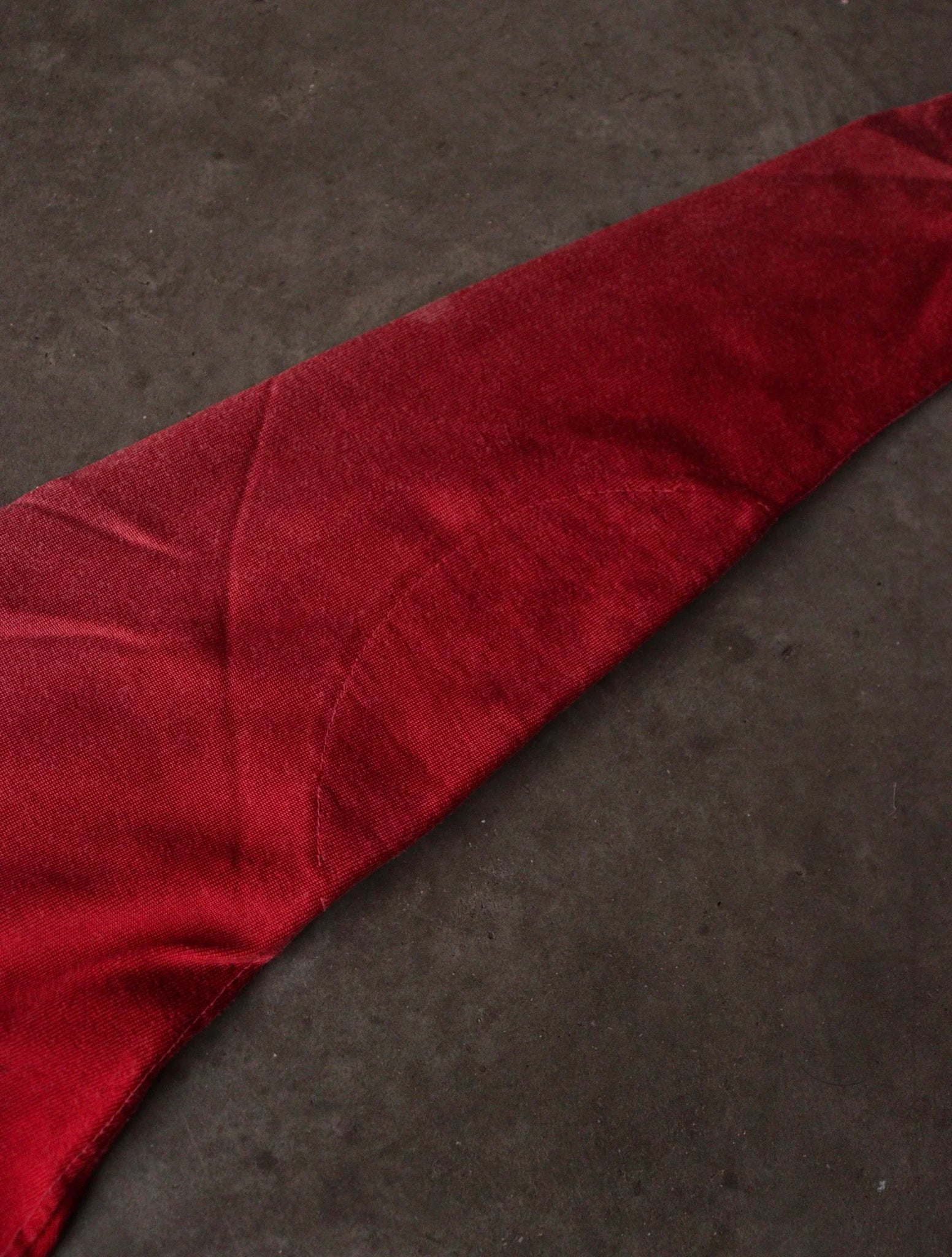 1970S SUN FADED LS RED JERSY SHIRT