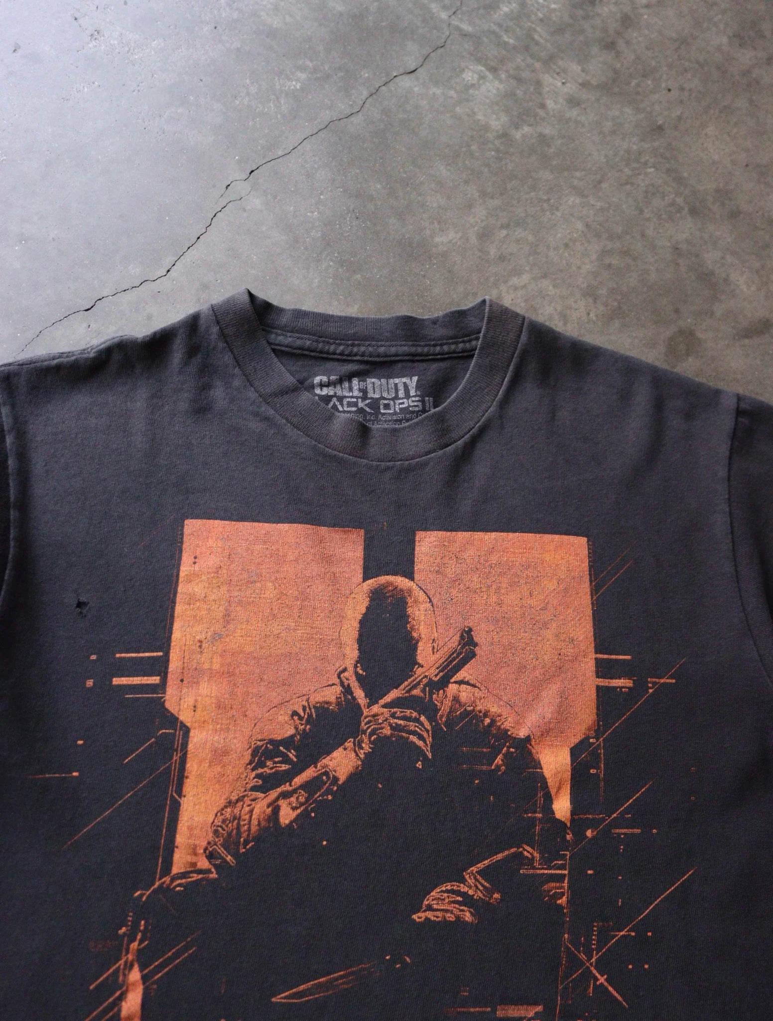 2000S CALL OF DUTY BLACK OPS 2 FADED TEE