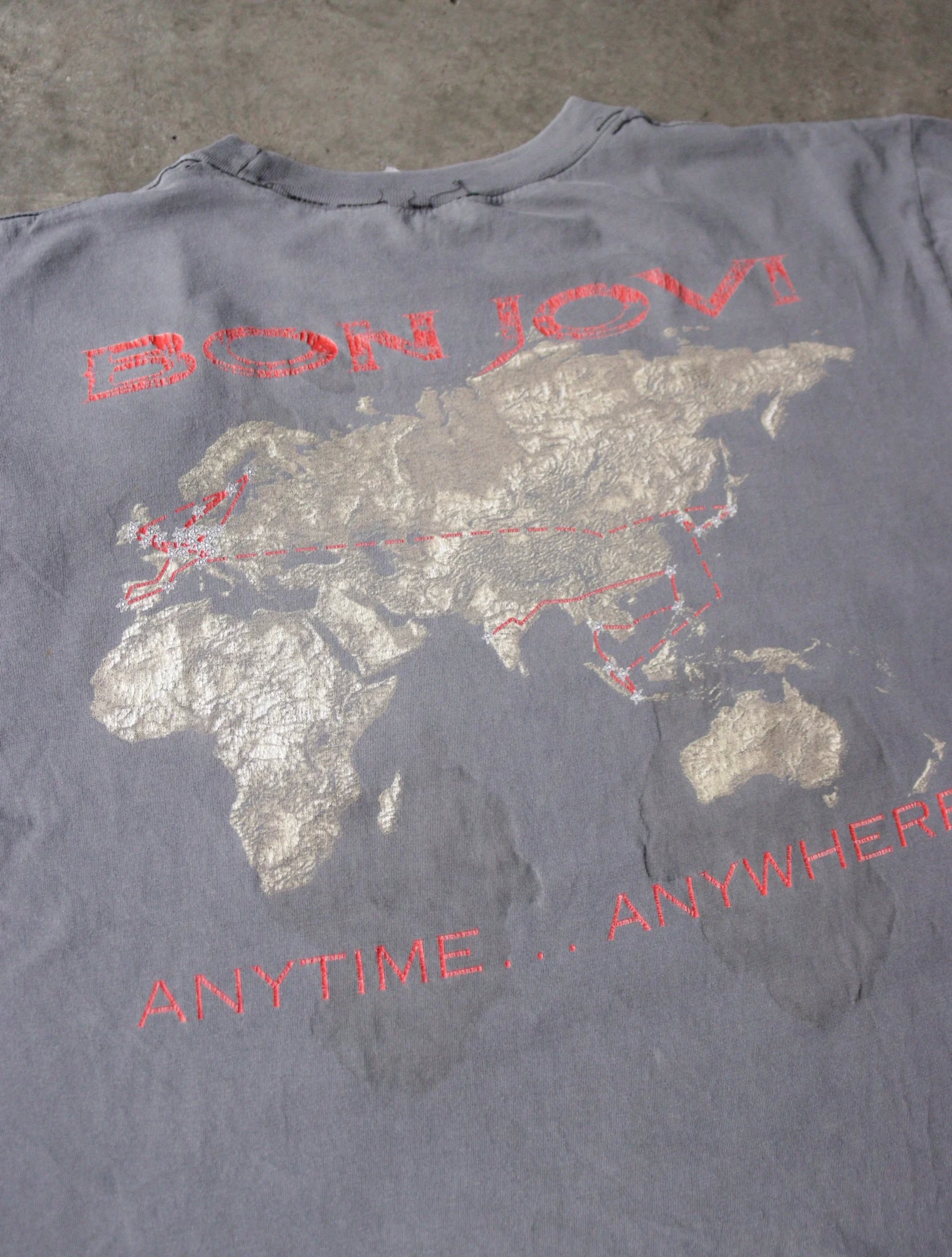 1990S BON JOVI FADED BAND TEE