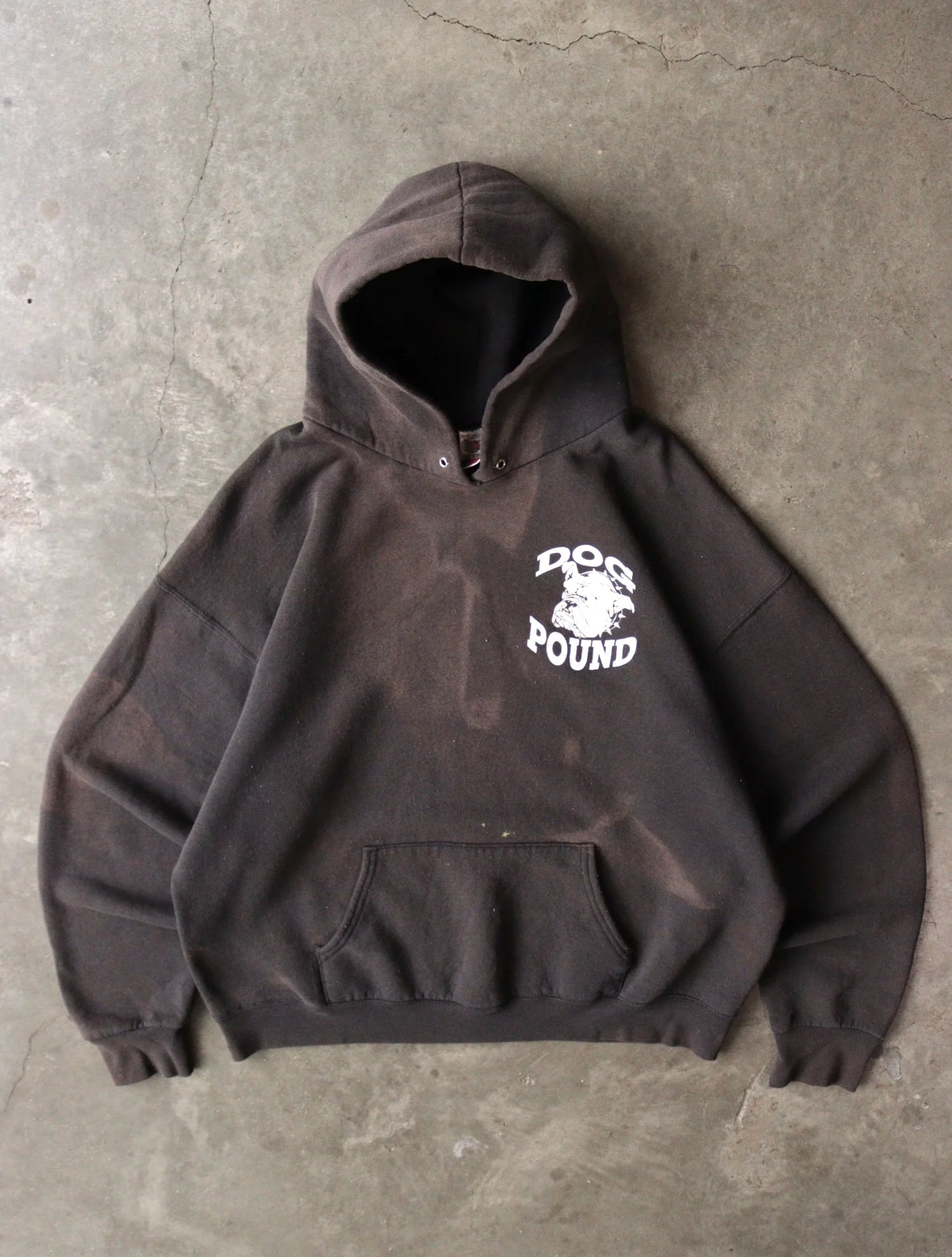 1990S DOG POUND HOODED SWEATSHIRT