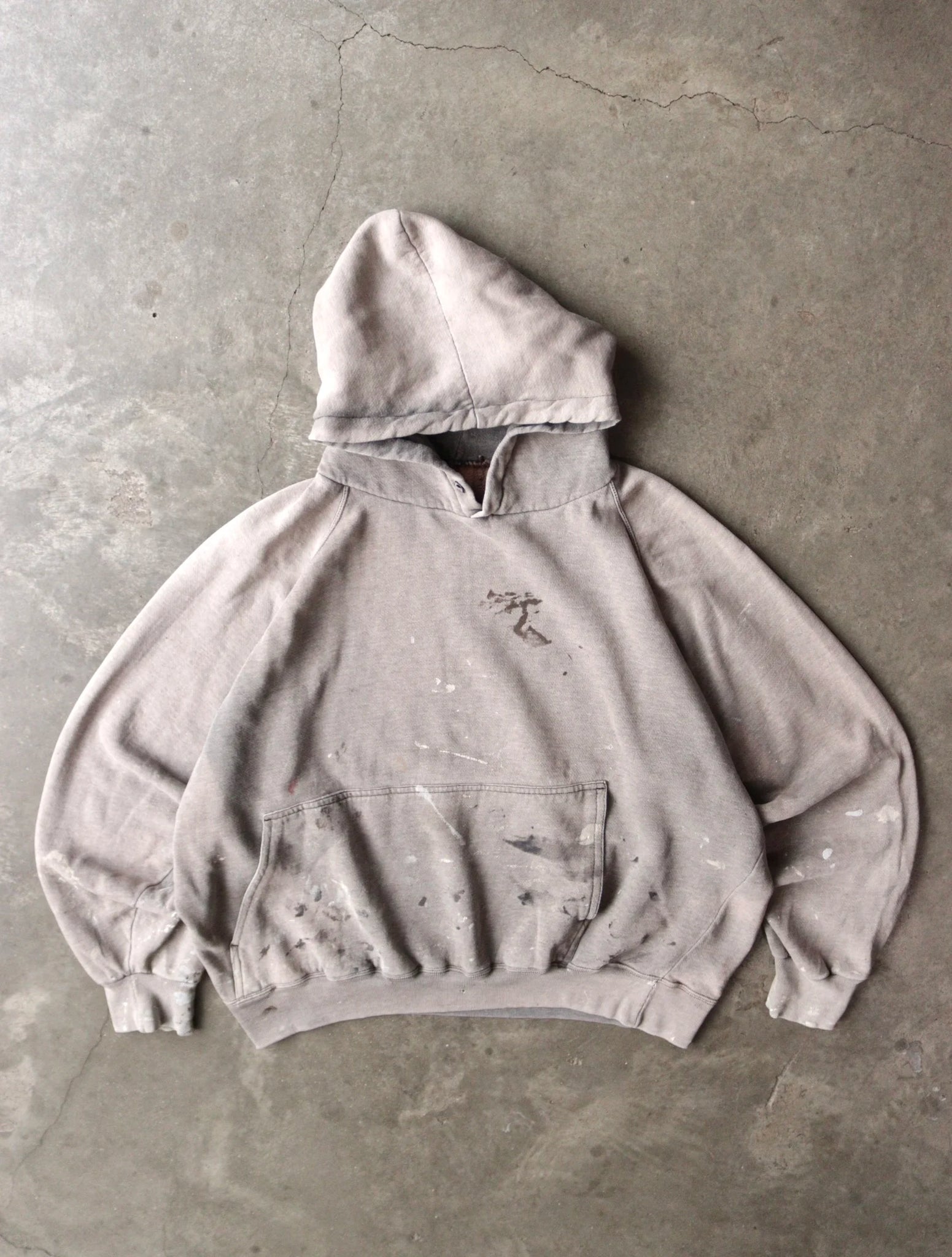 1970S FADED PAINTER HOODED SWEATSHIRT