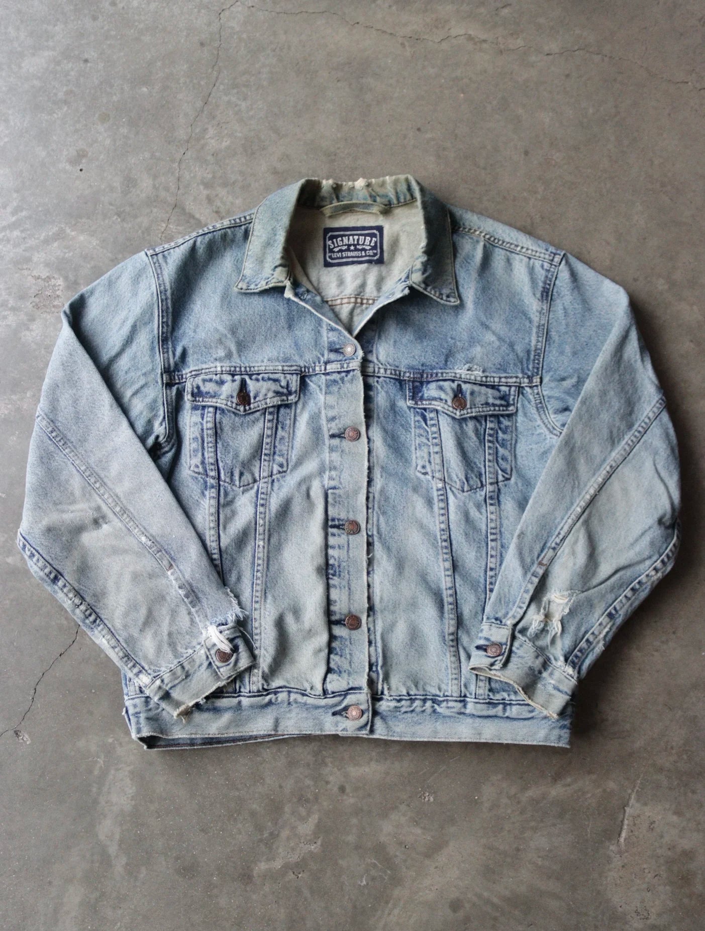 1990S FADED DENIM JACKET
