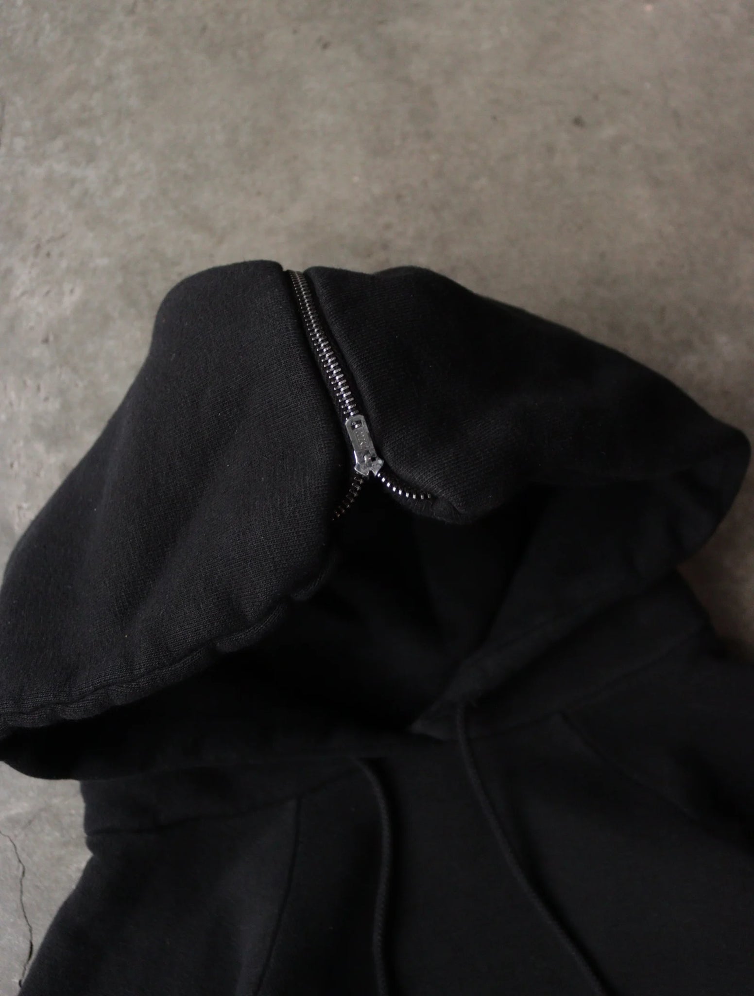 1950S ZIP HOODED SWEATSHIRT