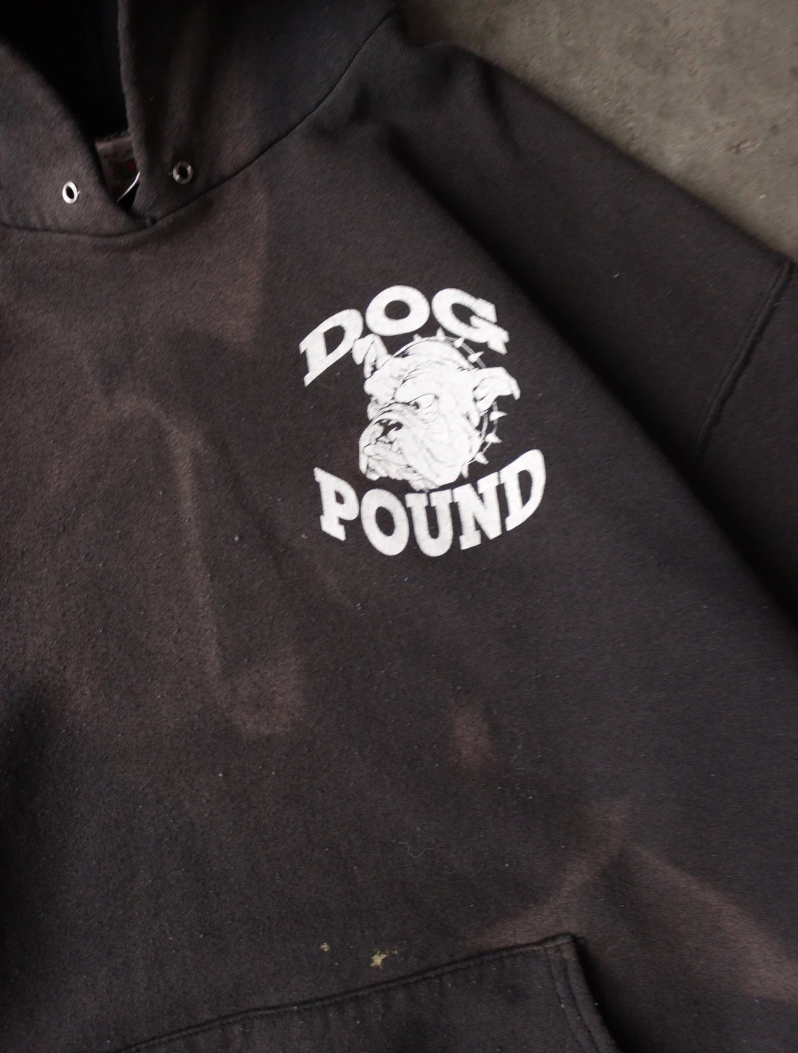 1990S DOG POUND HOODED SWEATSHIRT