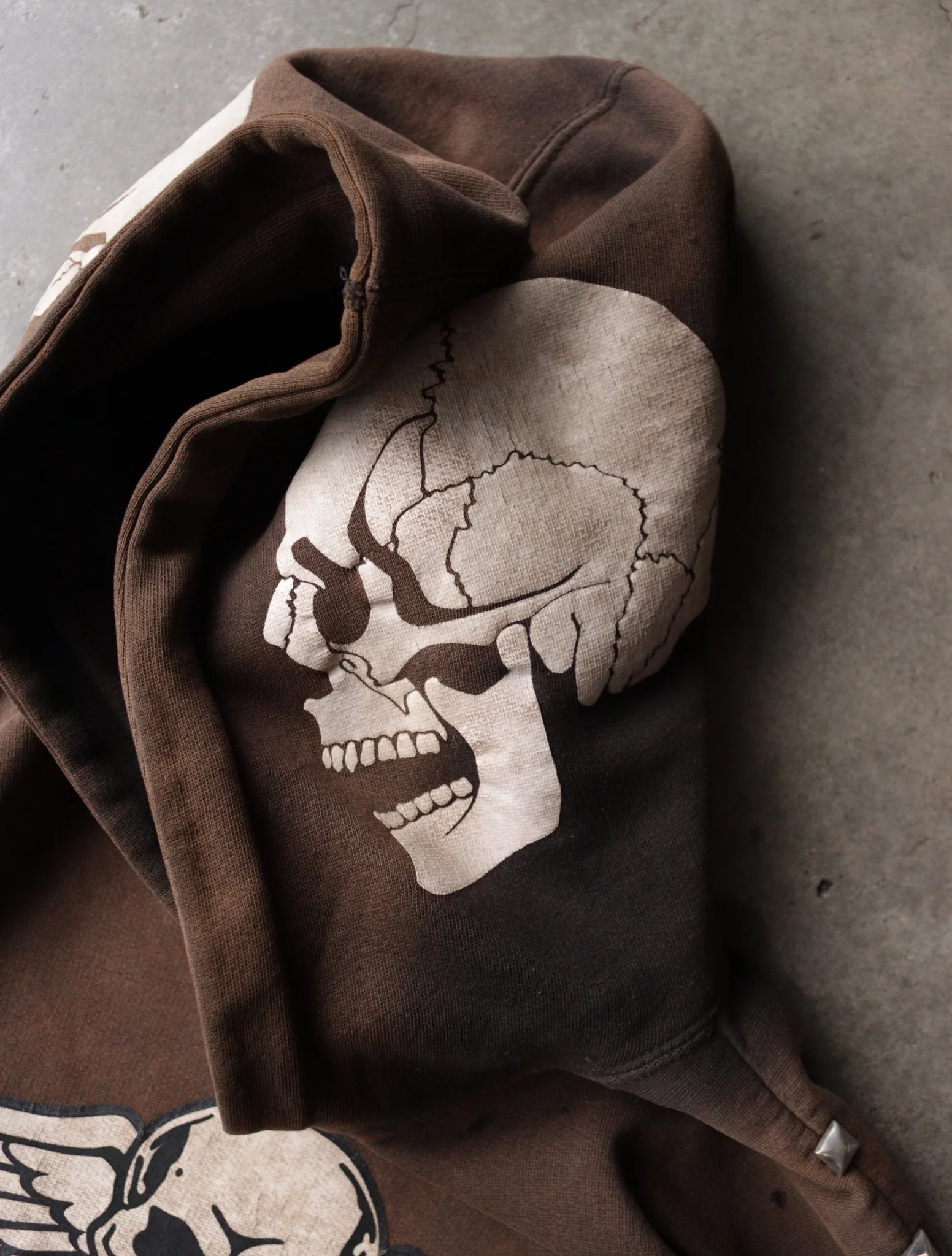 1990S SCAB PUNK HOODED SWEATSHIRT