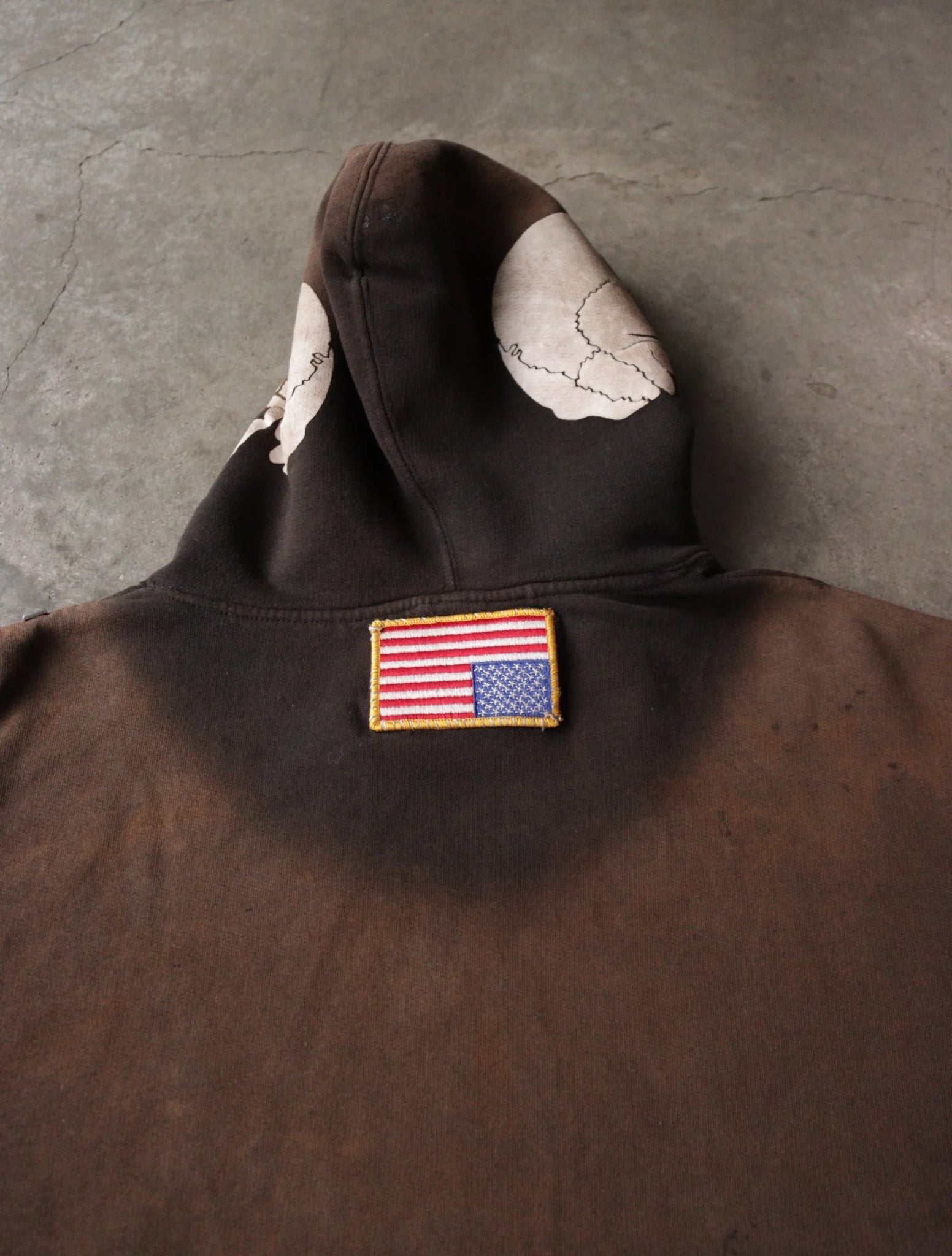 1990S SCAB PUNK HOODED SWEATSHIRT