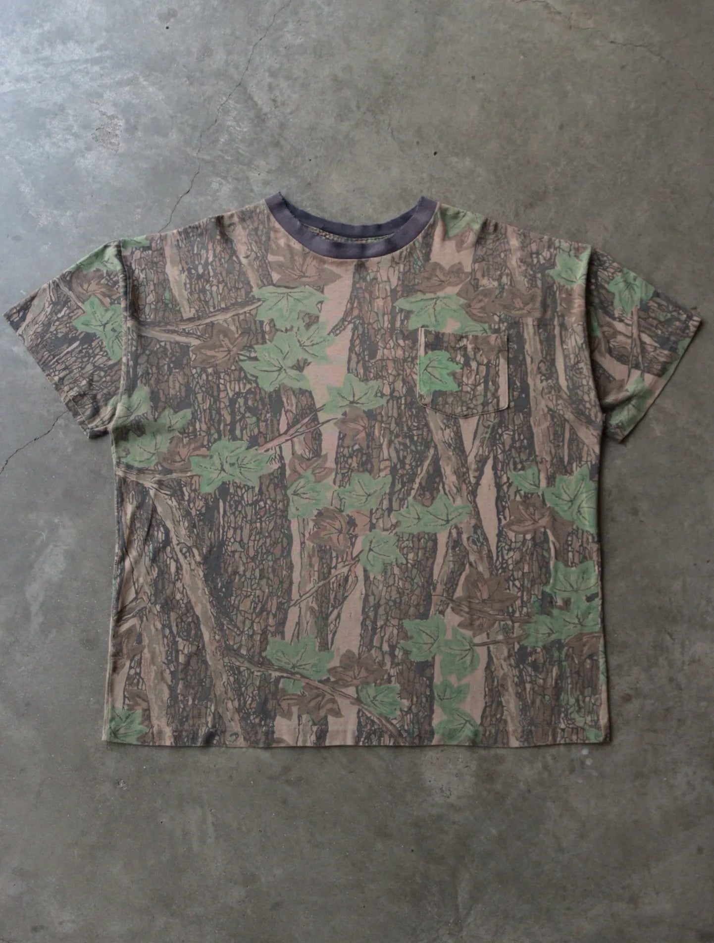 1990S CAMO RINGER TEE