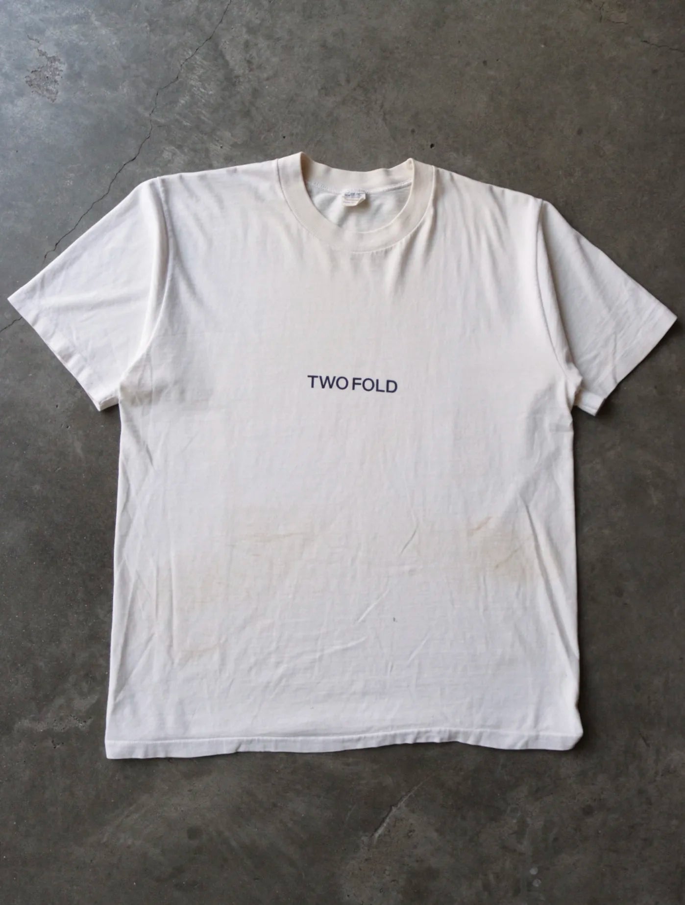 1980S BLANK TWOFOLD TEE