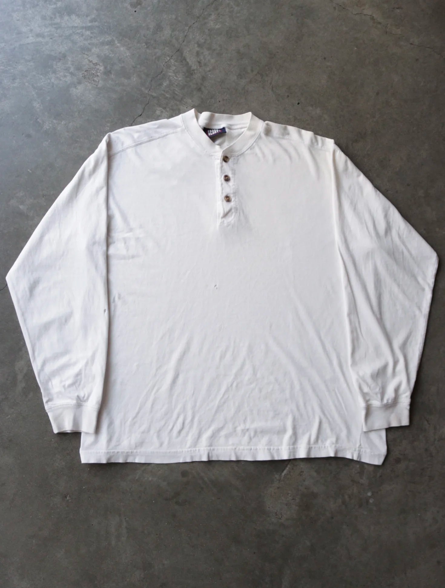 1990S HENLEY L/S TEE