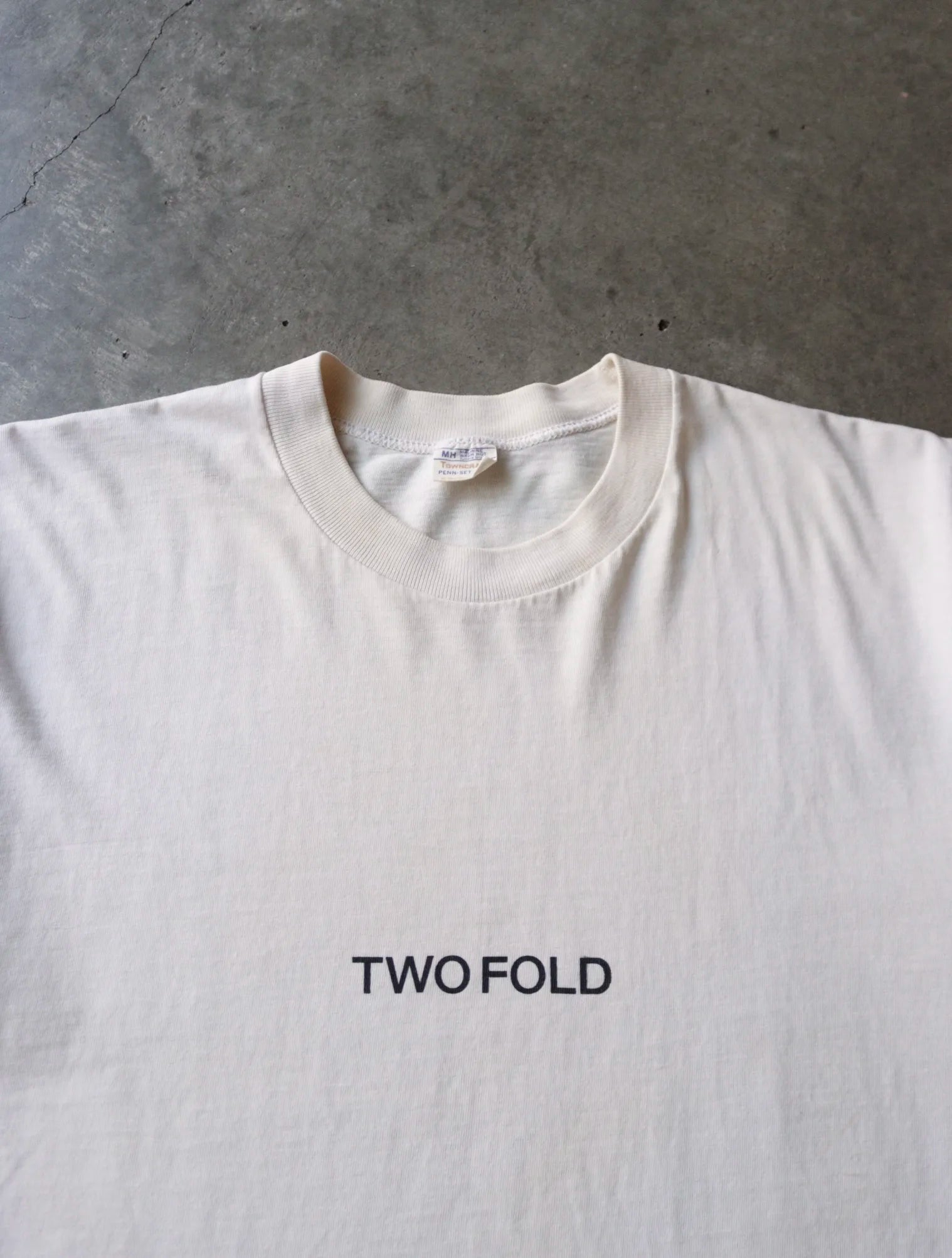 1980S BLANK TWOFOLD TEE