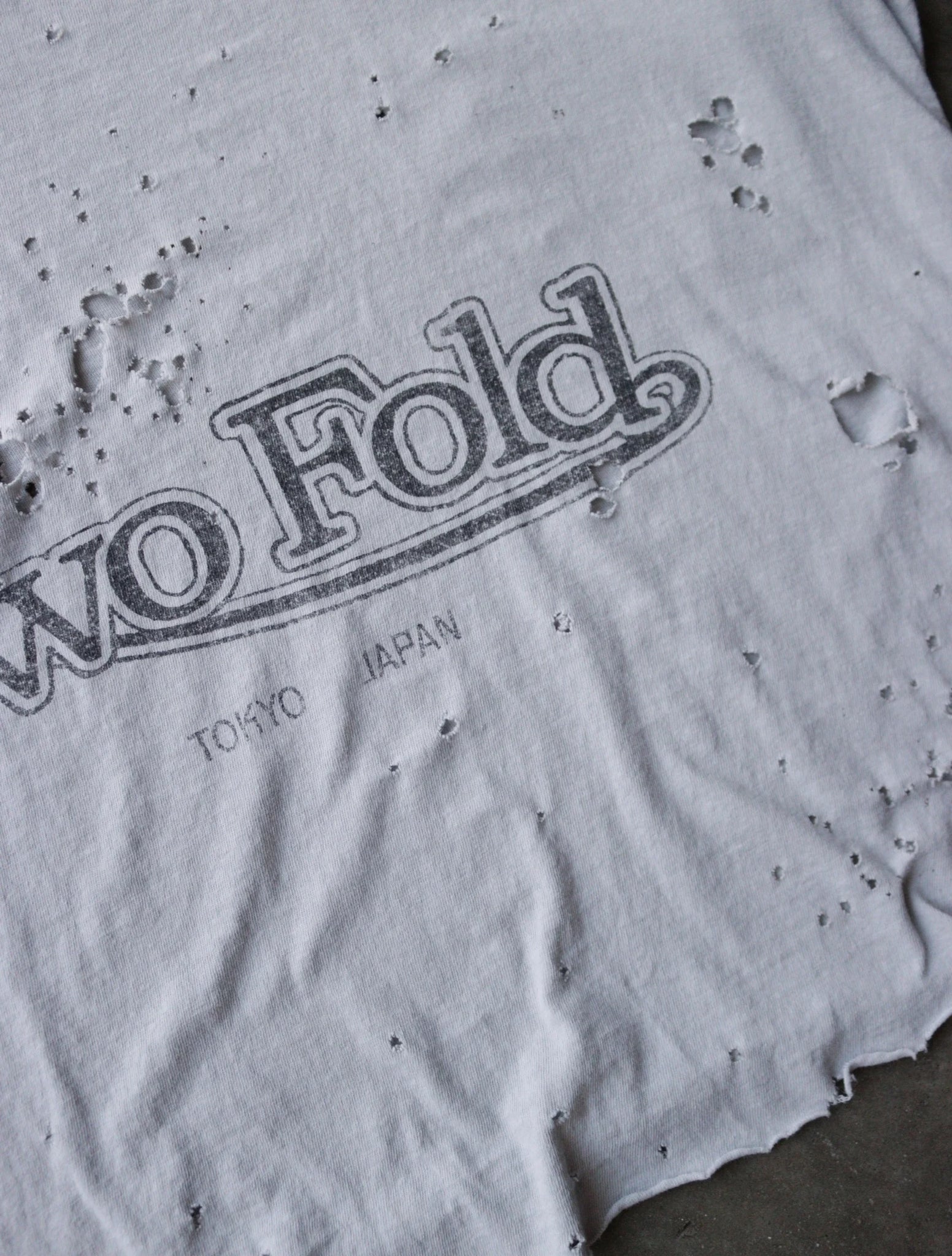 1990S THRASHED TWOFOLD JAPAN TEE