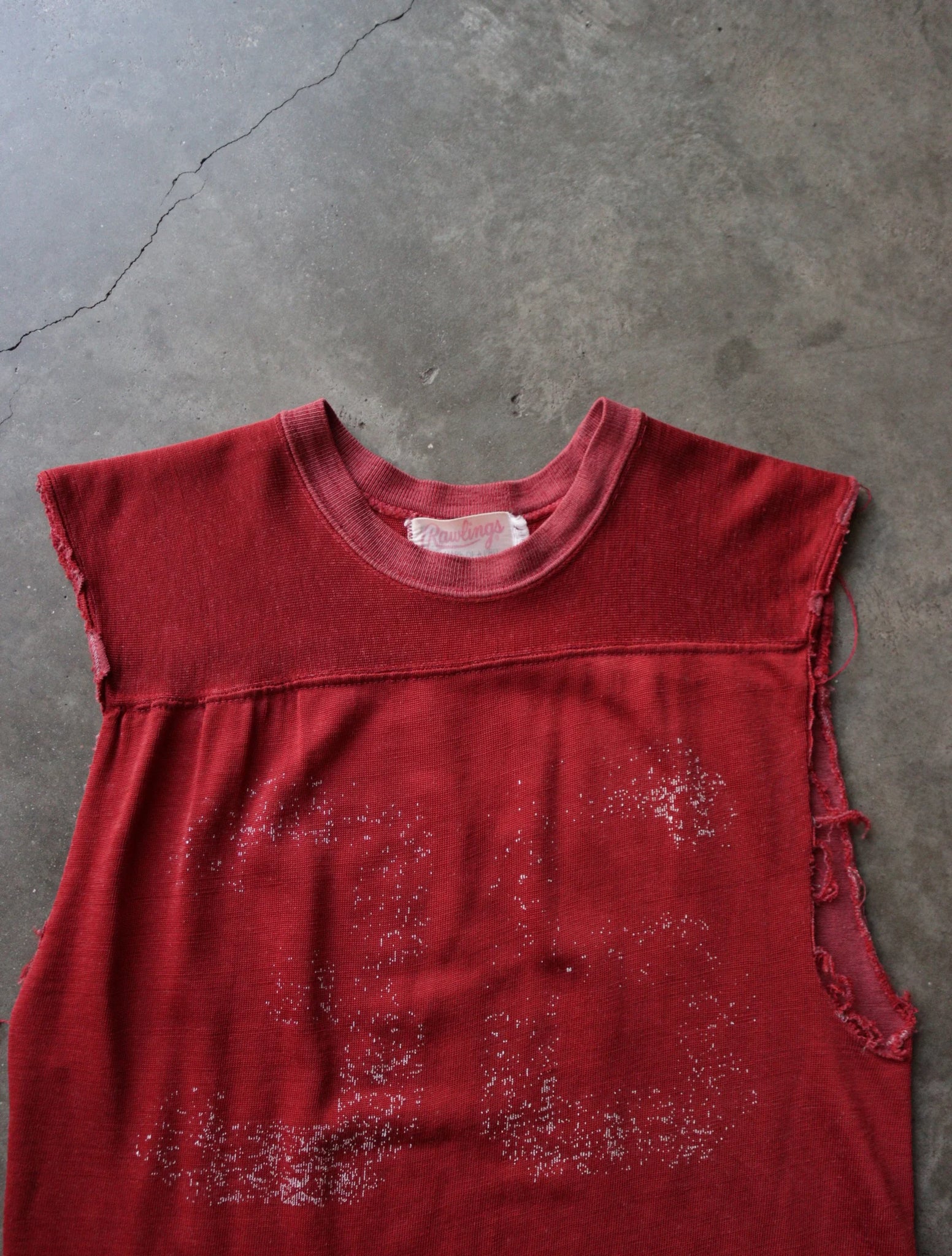1970S CHOPPED FADED JERSEY SHIRT