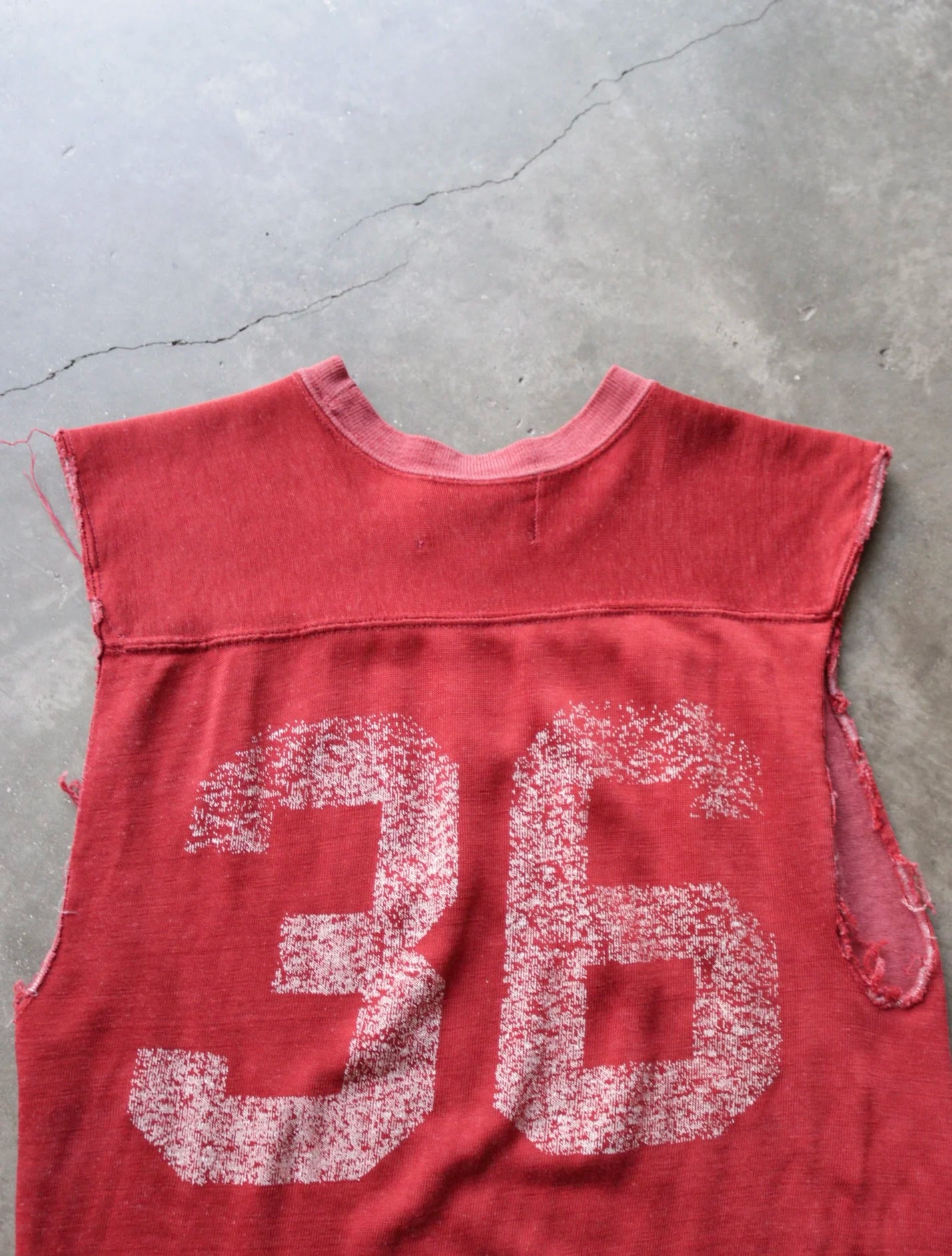 1970S CHOPPED FADED JERSEY SHIRT