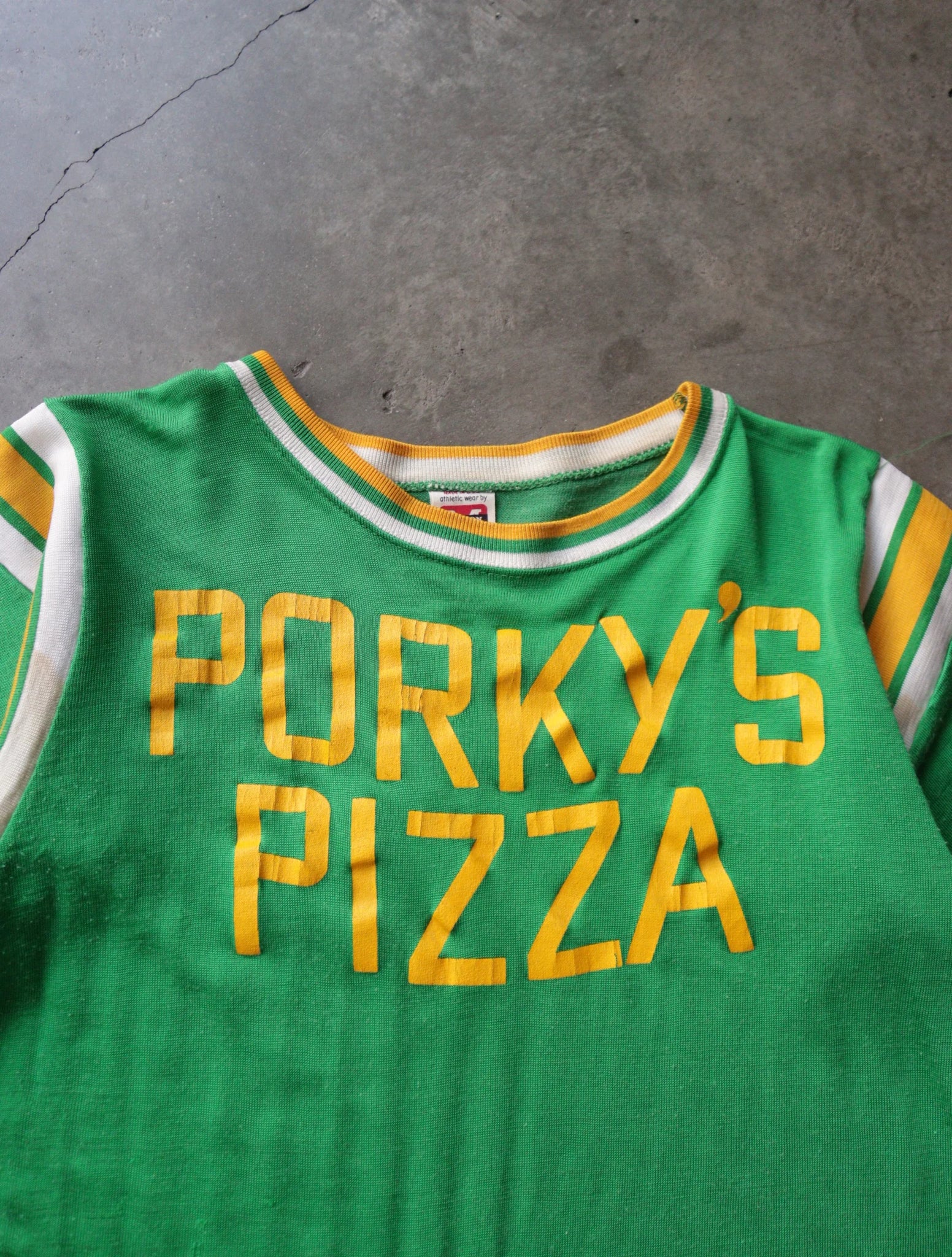 1970S PORKY'S PIZZA JERSEY TEE