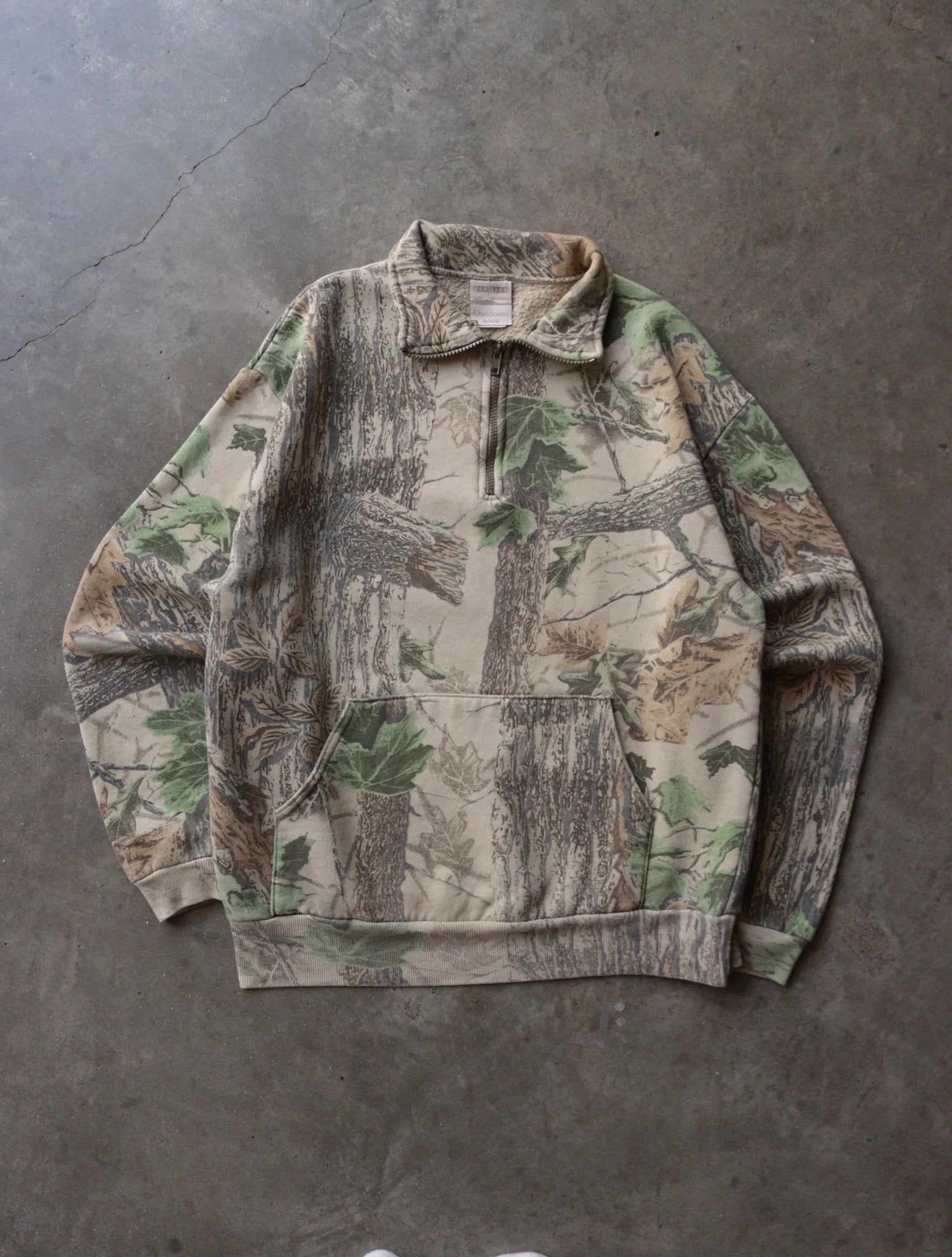 1990S REAL TREE COLLARED L/S SWEATSHIRT