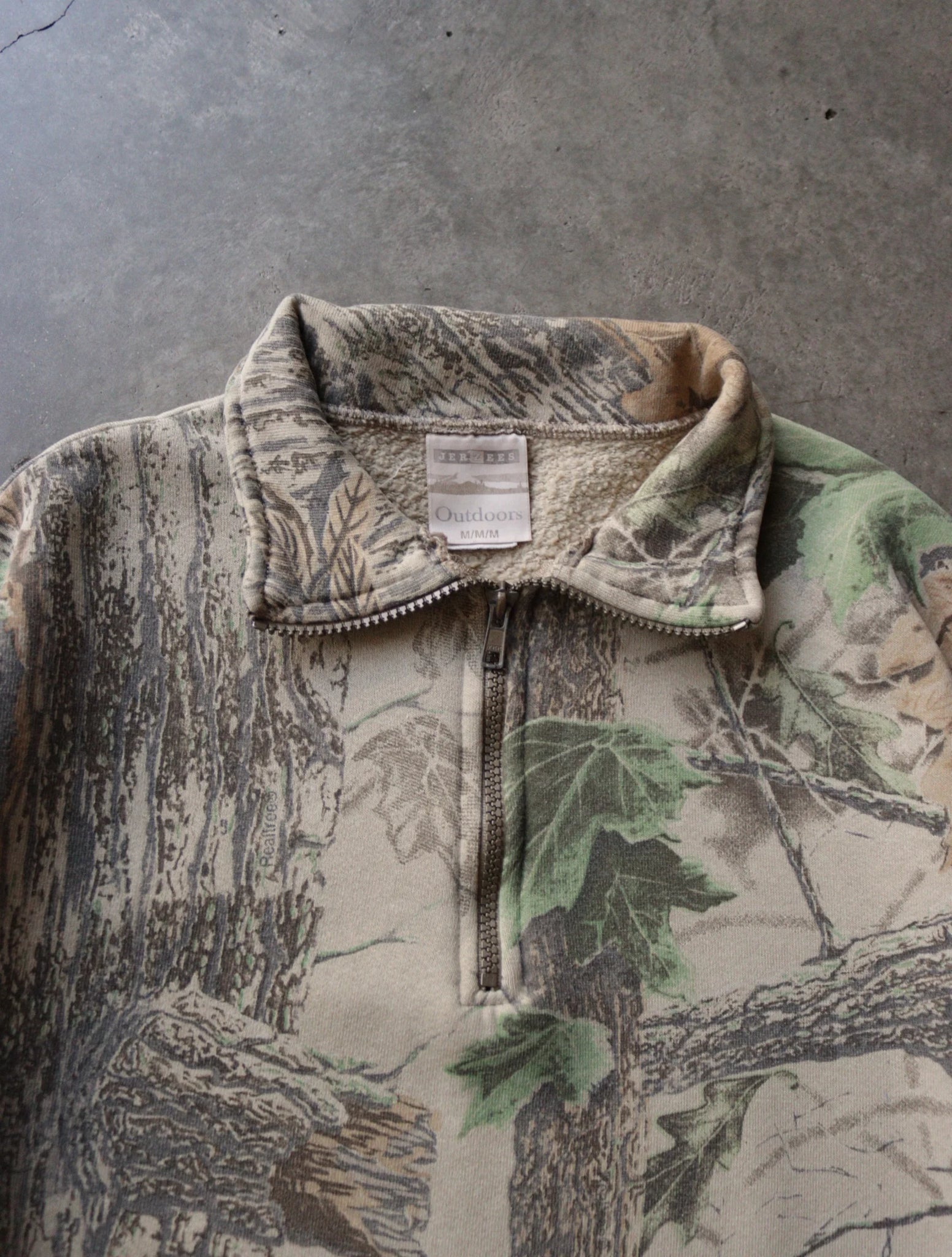 1990S REAL TREE COLLARED L/S SWEATSHIRT