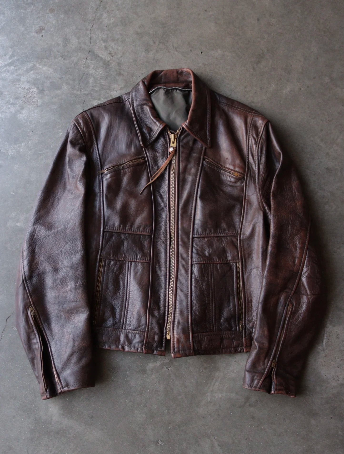 1980SB BROWN LEATHER JACKET
