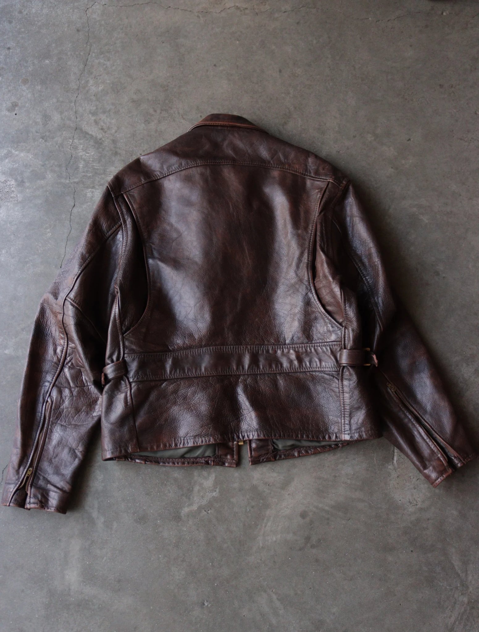 1980SB BROWN LEATHER JACKET