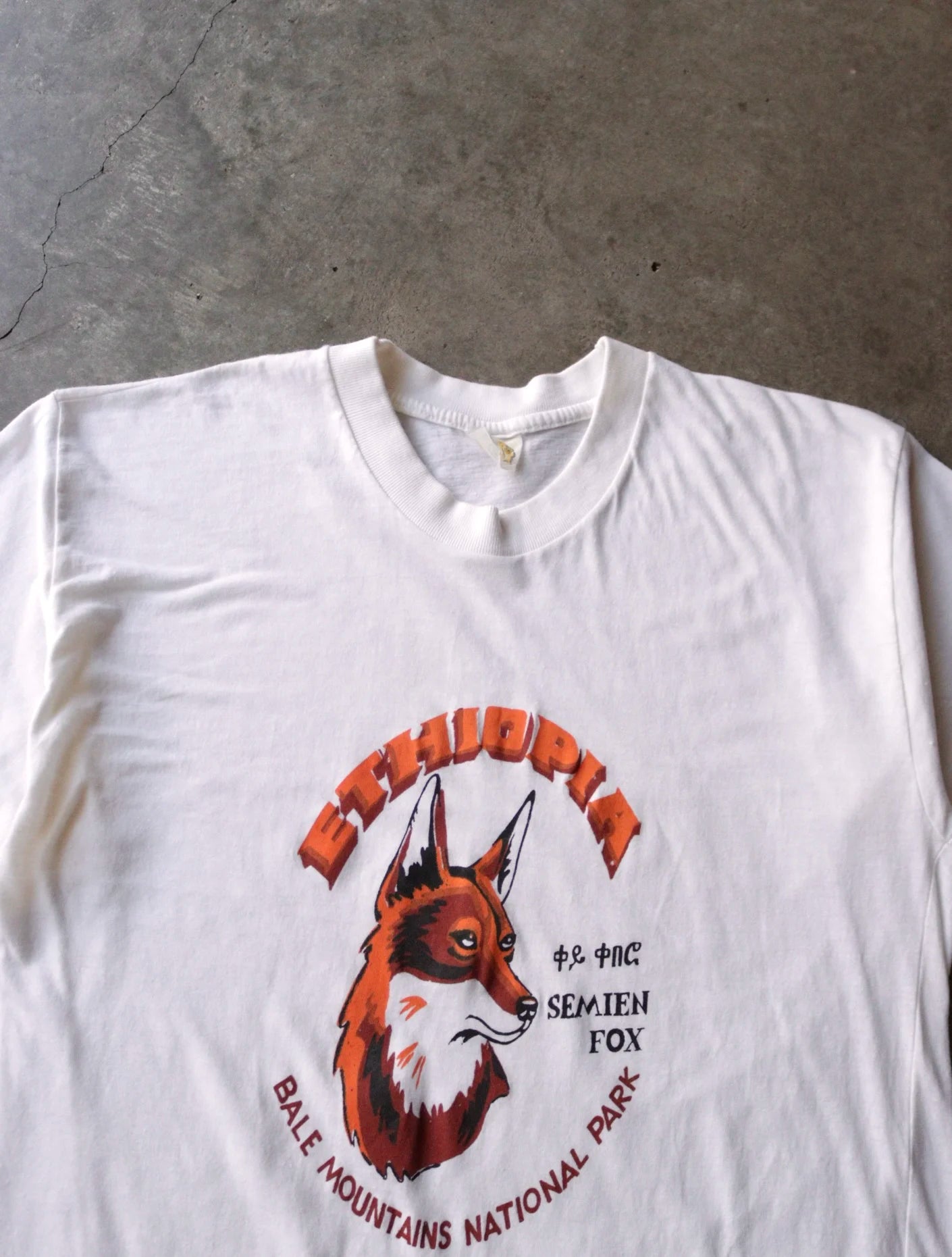1970S ETHIOPIA FOX TEE