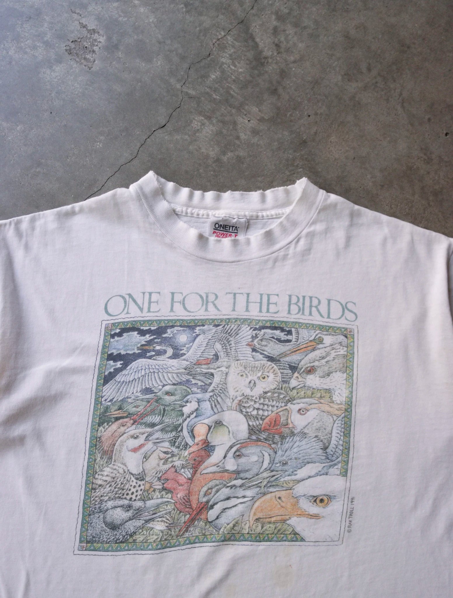 1990S ONE FOR THE BIRDS TEE