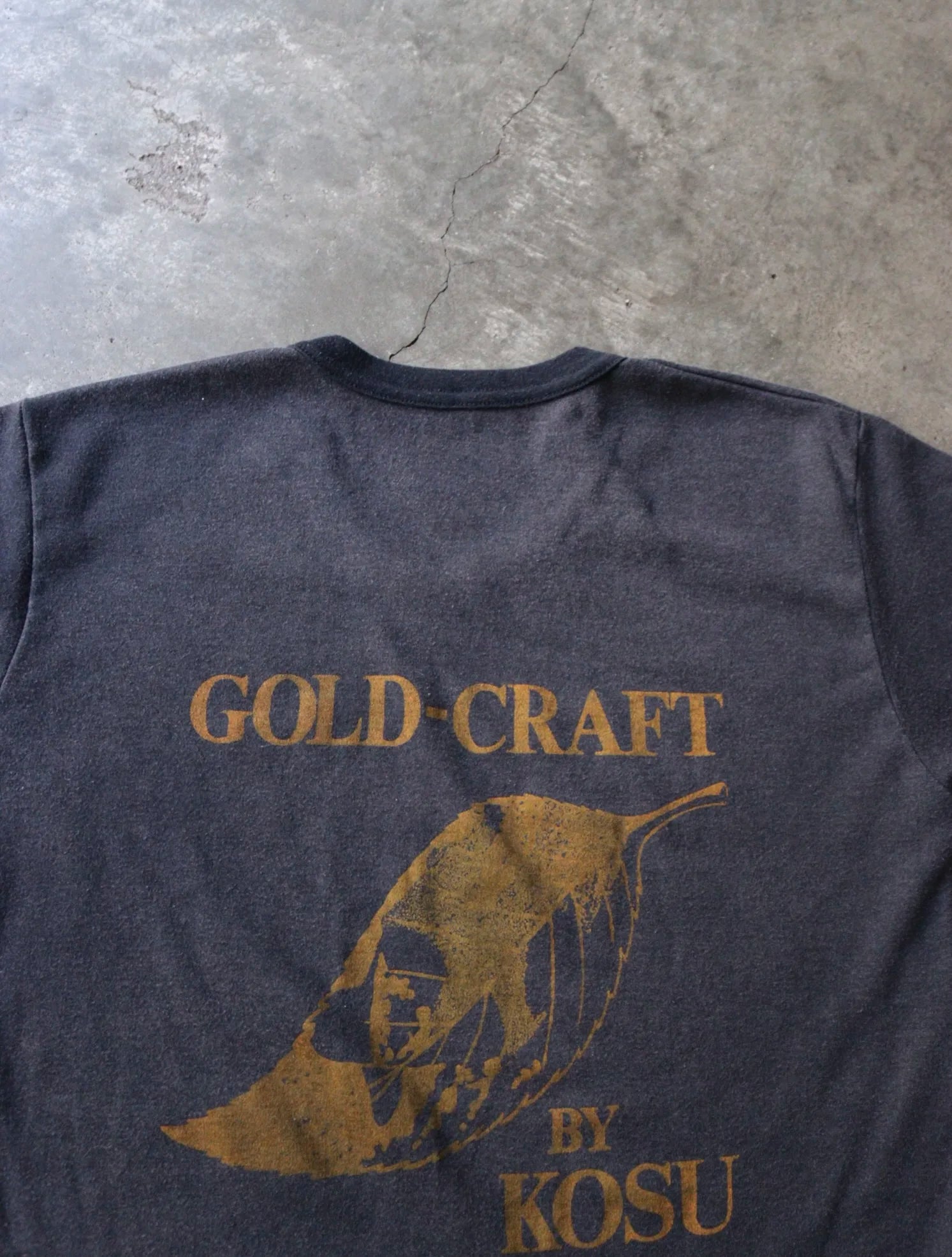 1980S OVERDYED KOSU RINGER TEE