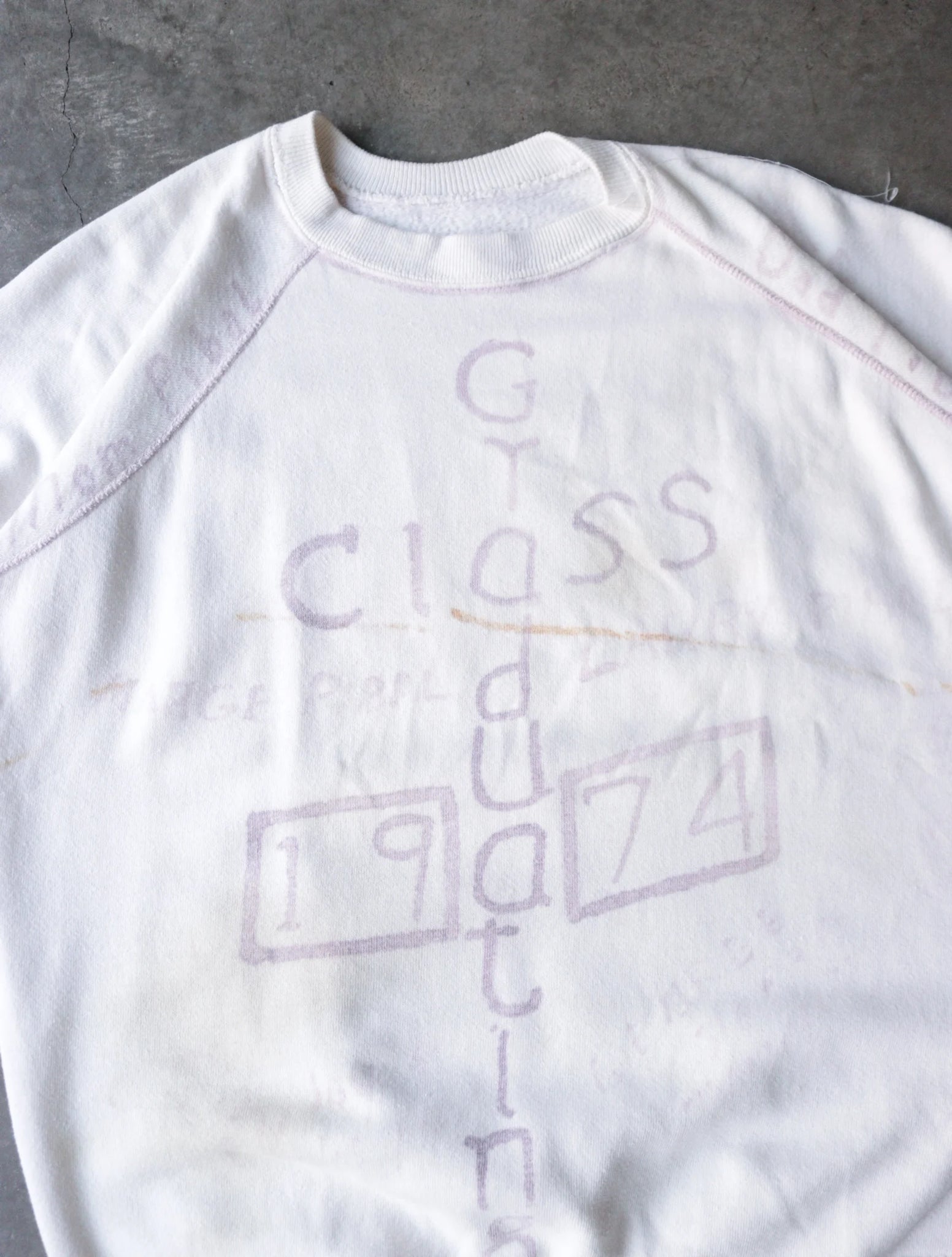 1960S GRADUATION HAND DRAWN SWEATSHIRT