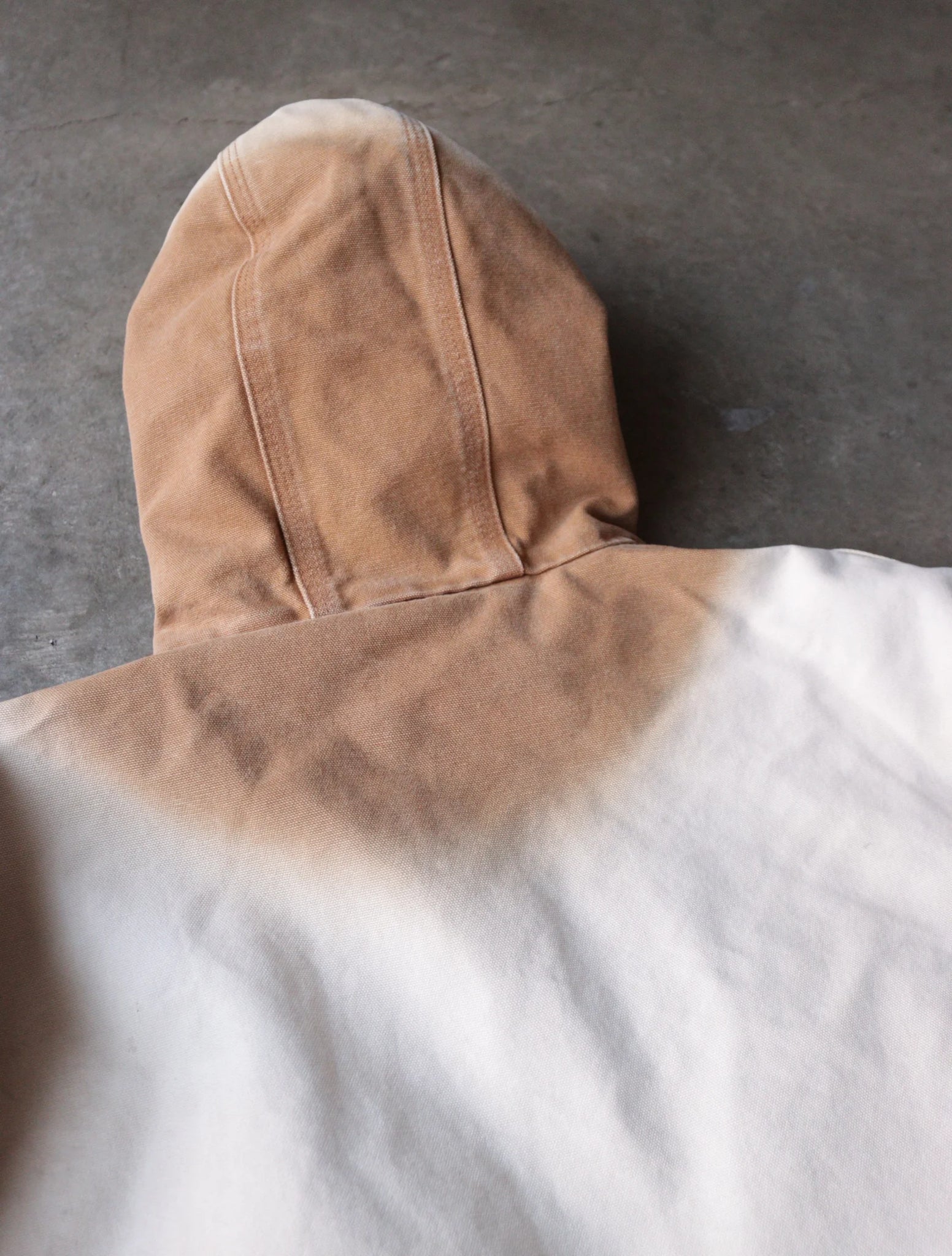 1990S FADED CARHARTT HOODED JACKET