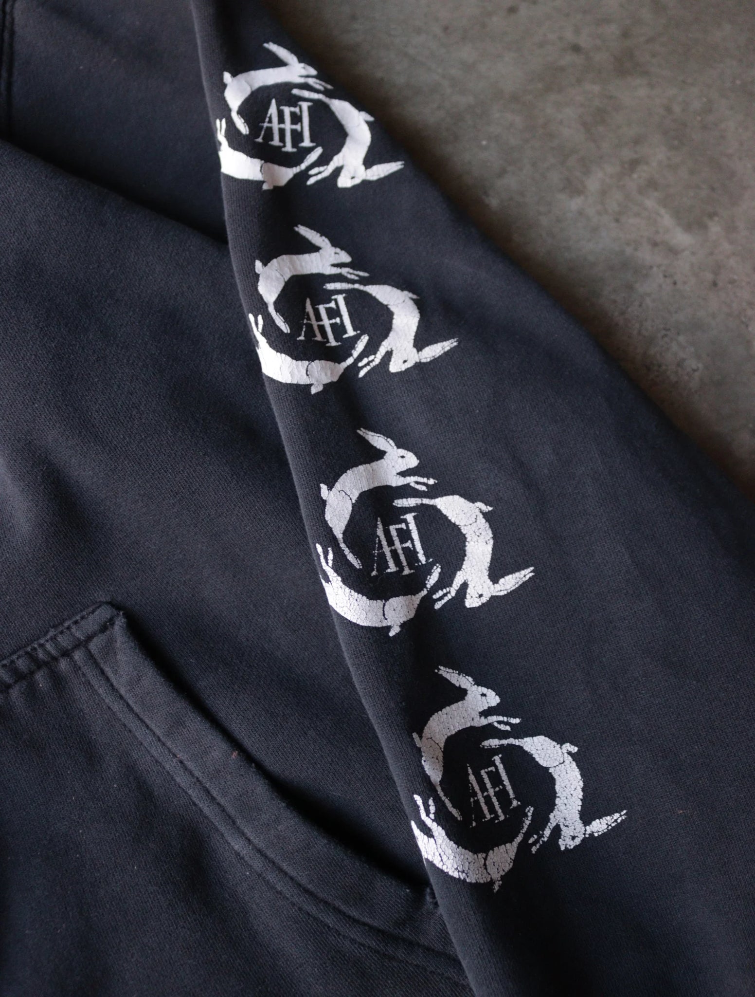 1990S AFI PUNK HOODED SWEATSHIRT