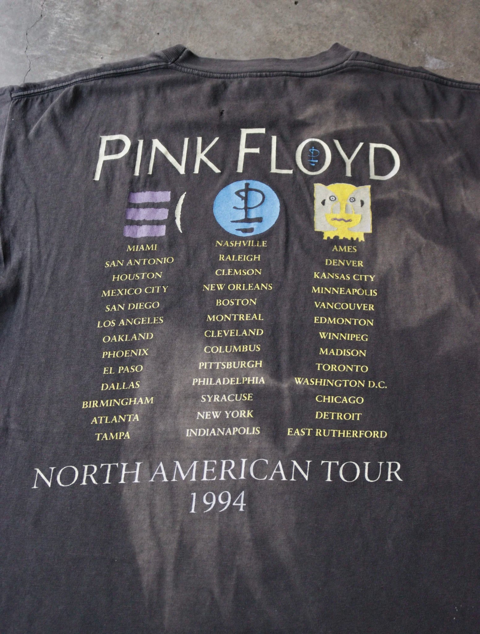 1990S PINK FLOYD NORTH AMERICA TEE