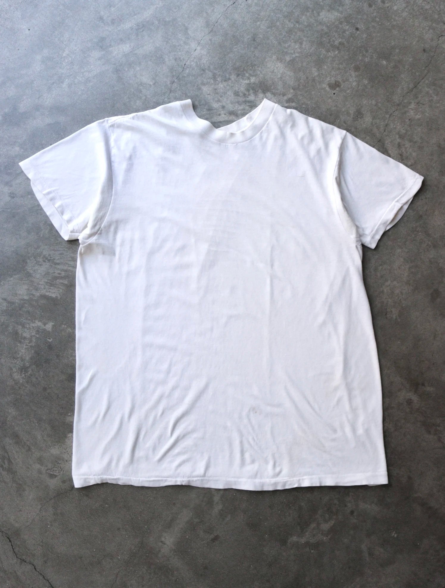1980S BLANK WHITE TEE