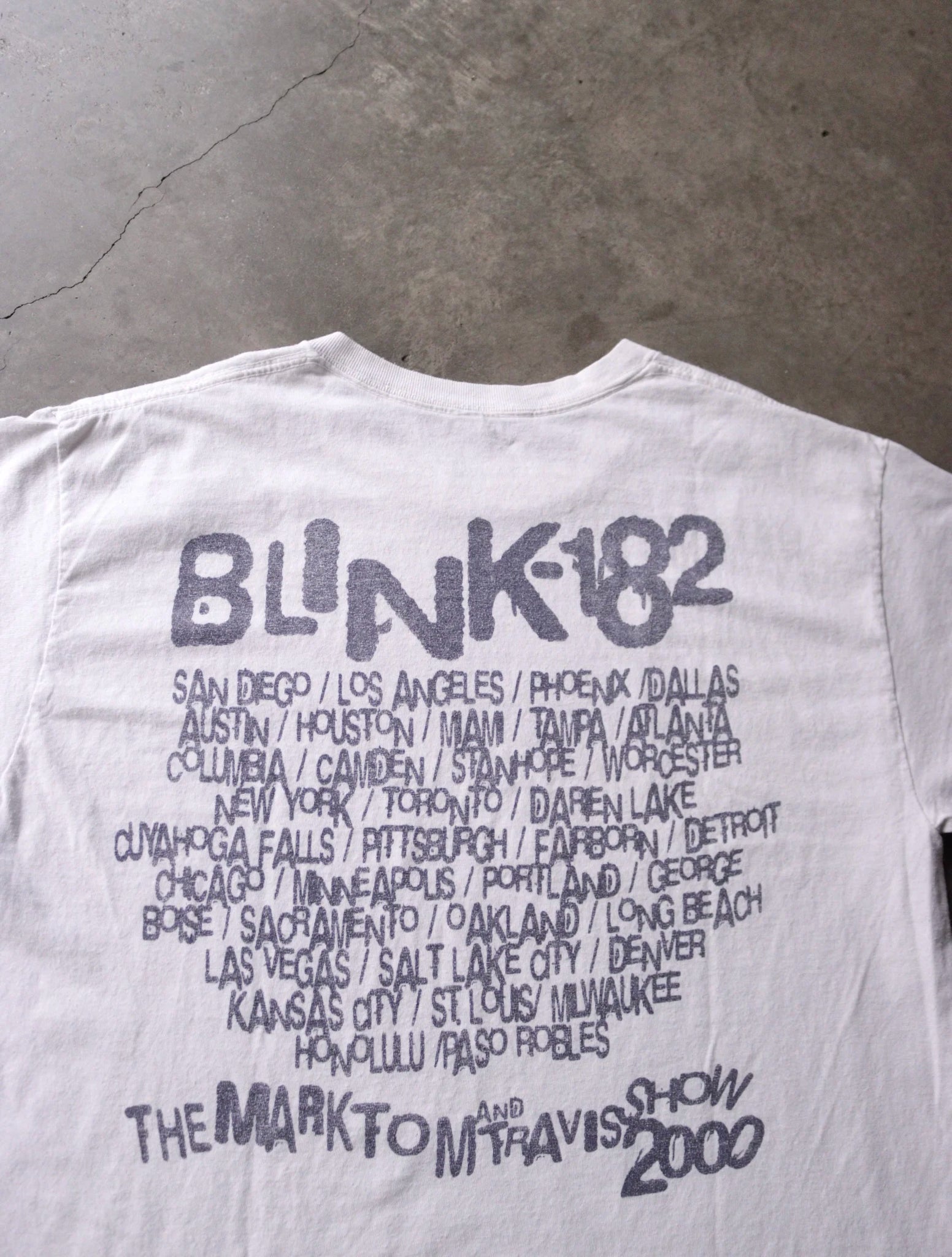 1990S FADED BLINK 182 TOUR TEE