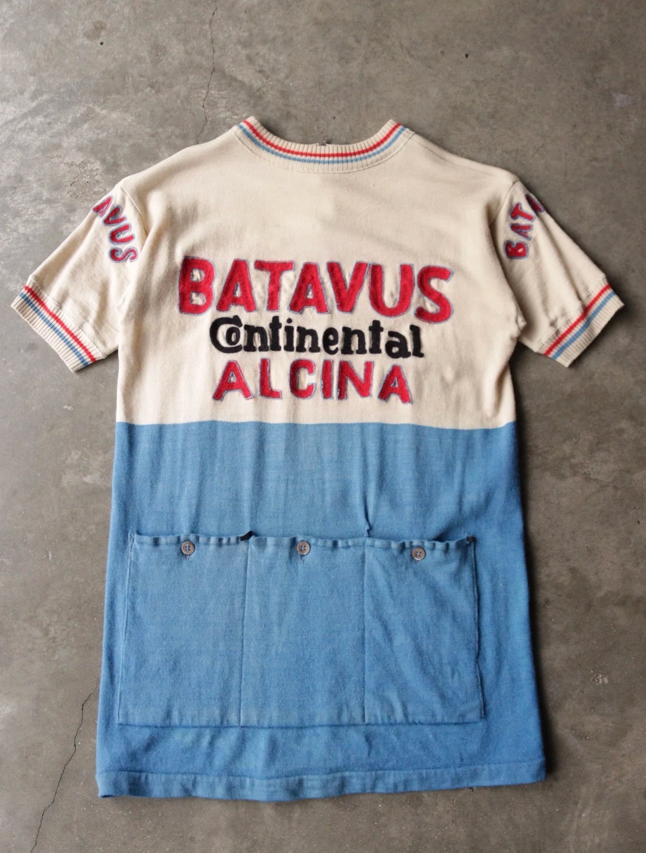 1960S BATAVUS BIKING JERSEY SHIRT