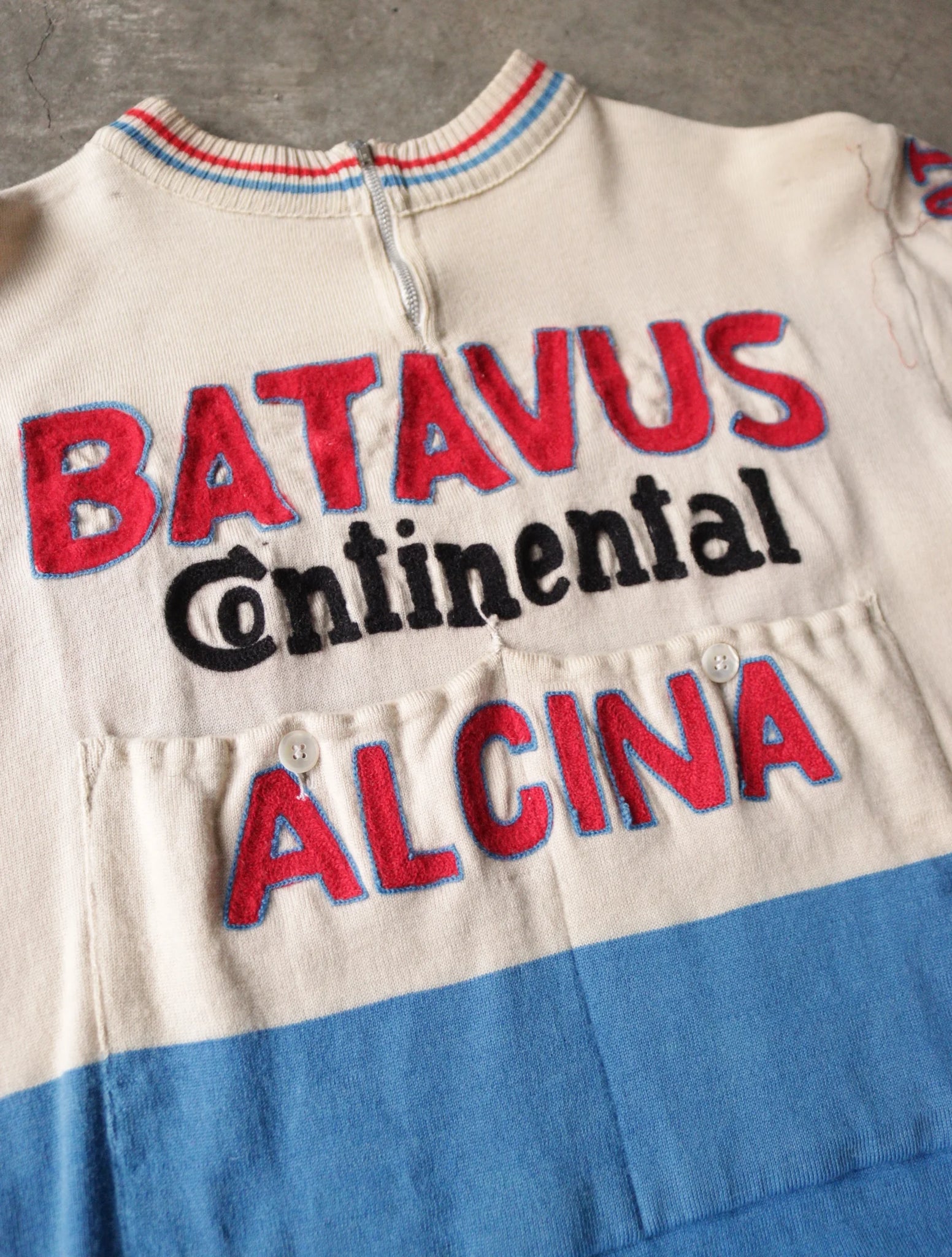 1960S BATAVUS BIKING JERSEY SHIRT