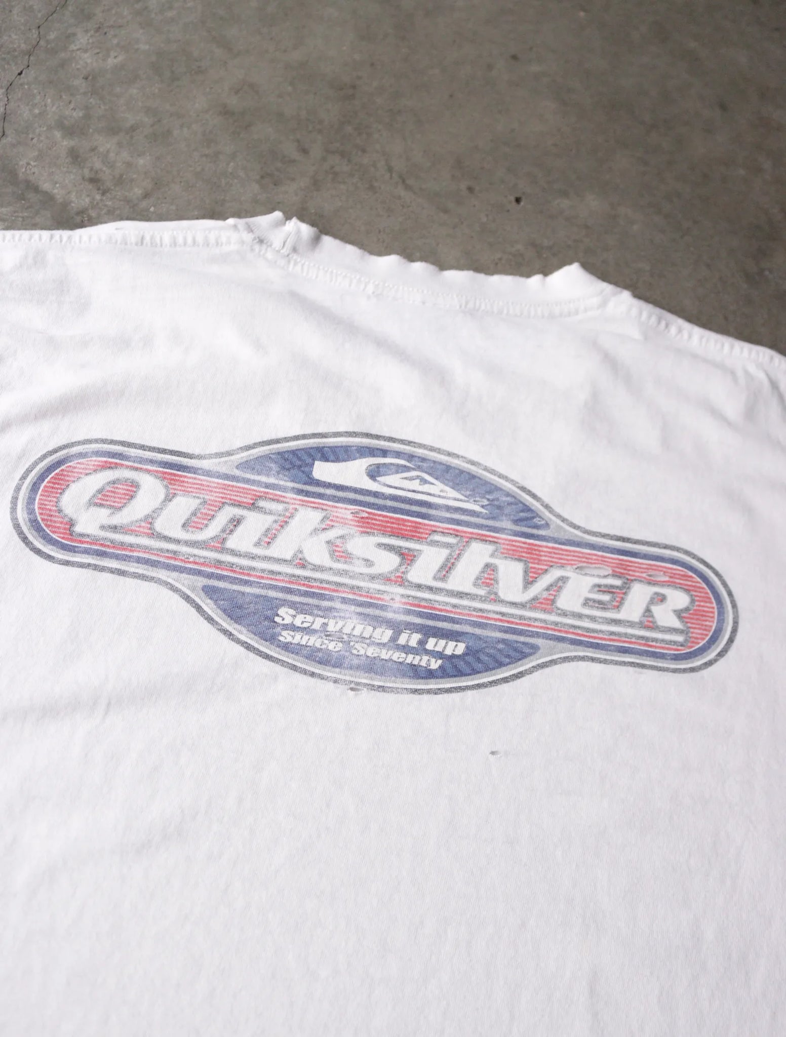 2000S SUNFADED QUICKSILVER L/S TEE