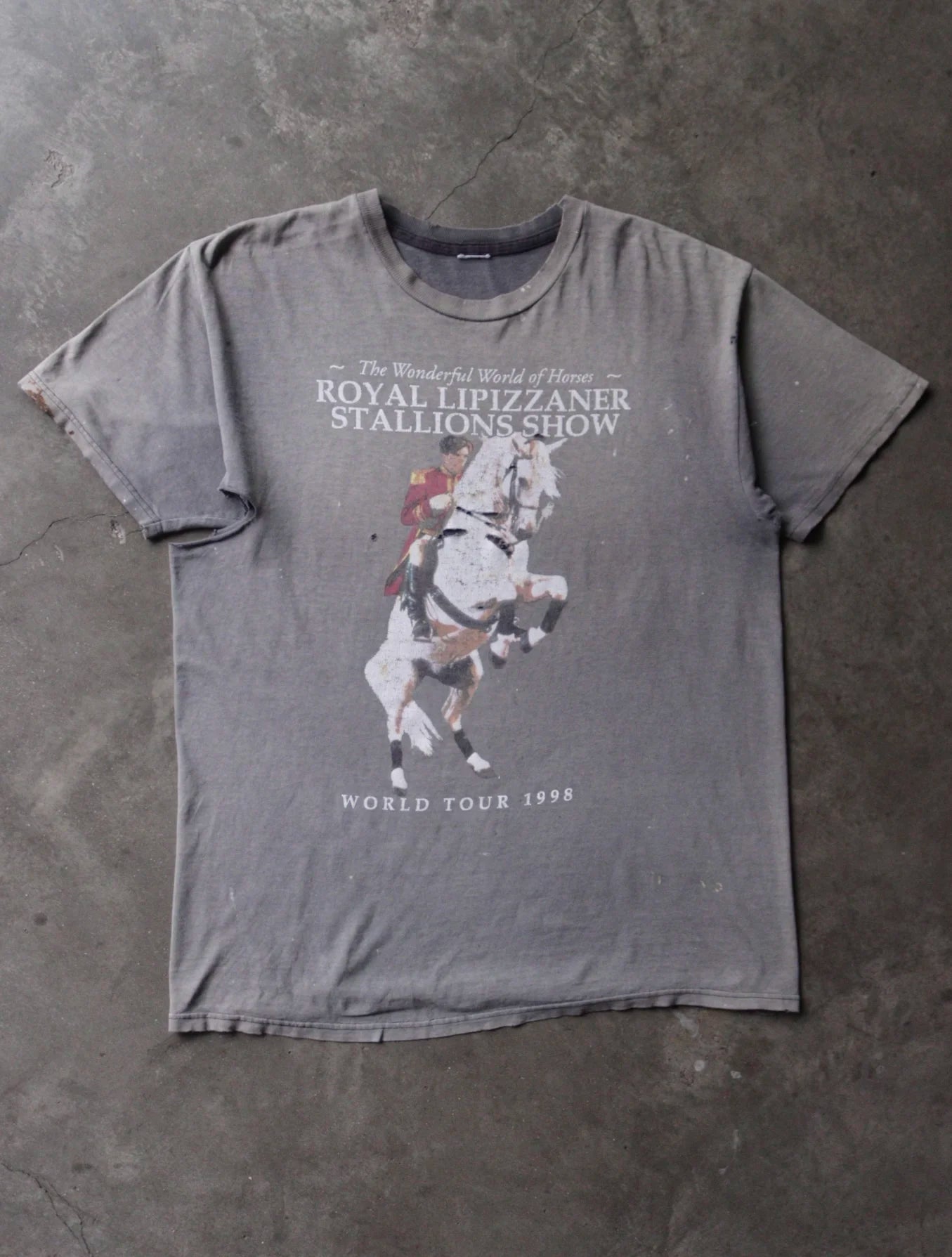 1990S ROYAL DISTRESSED STALLIONS SHOW TEE