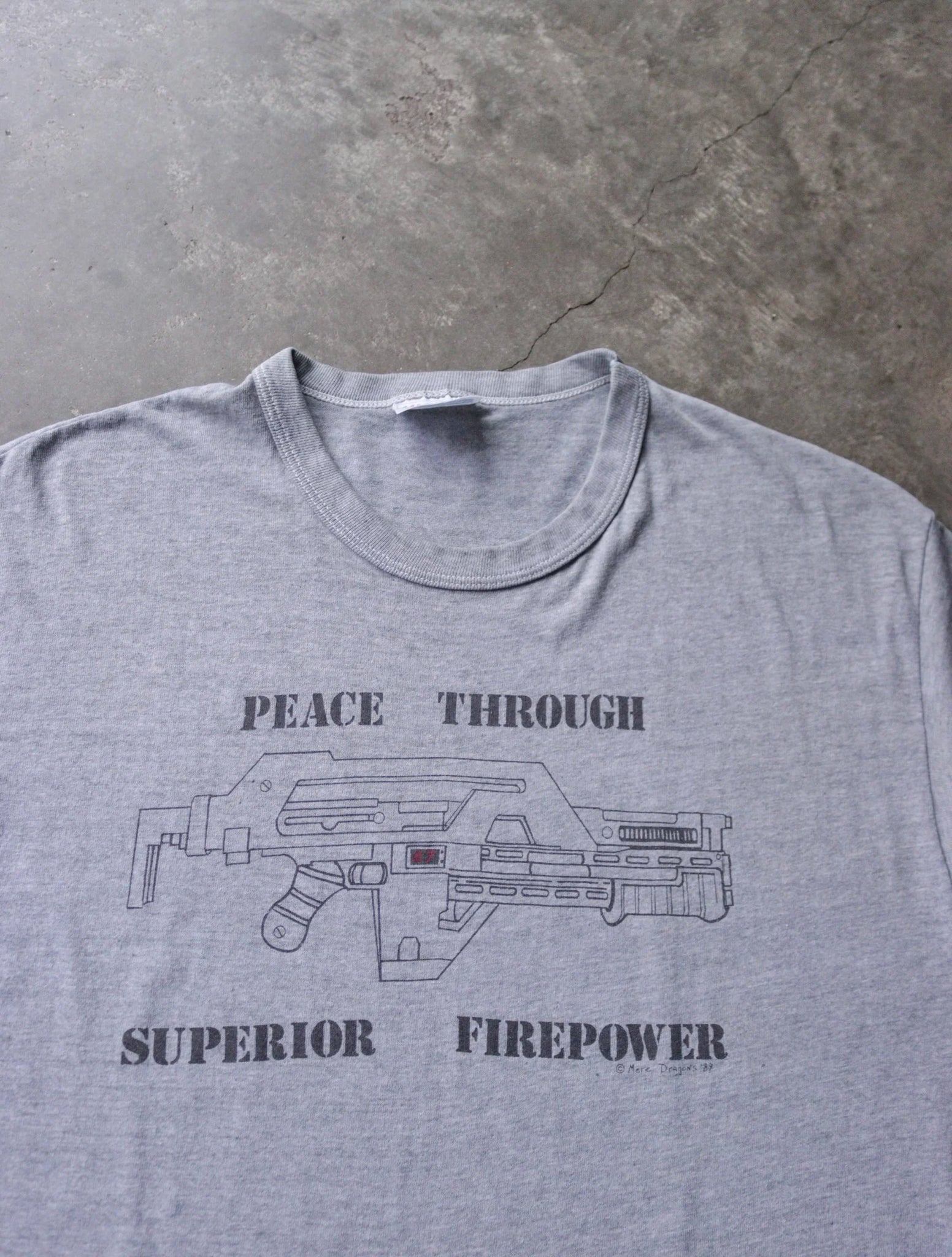 2000S PEACE THROUGH SUPERIOR POWER TEE