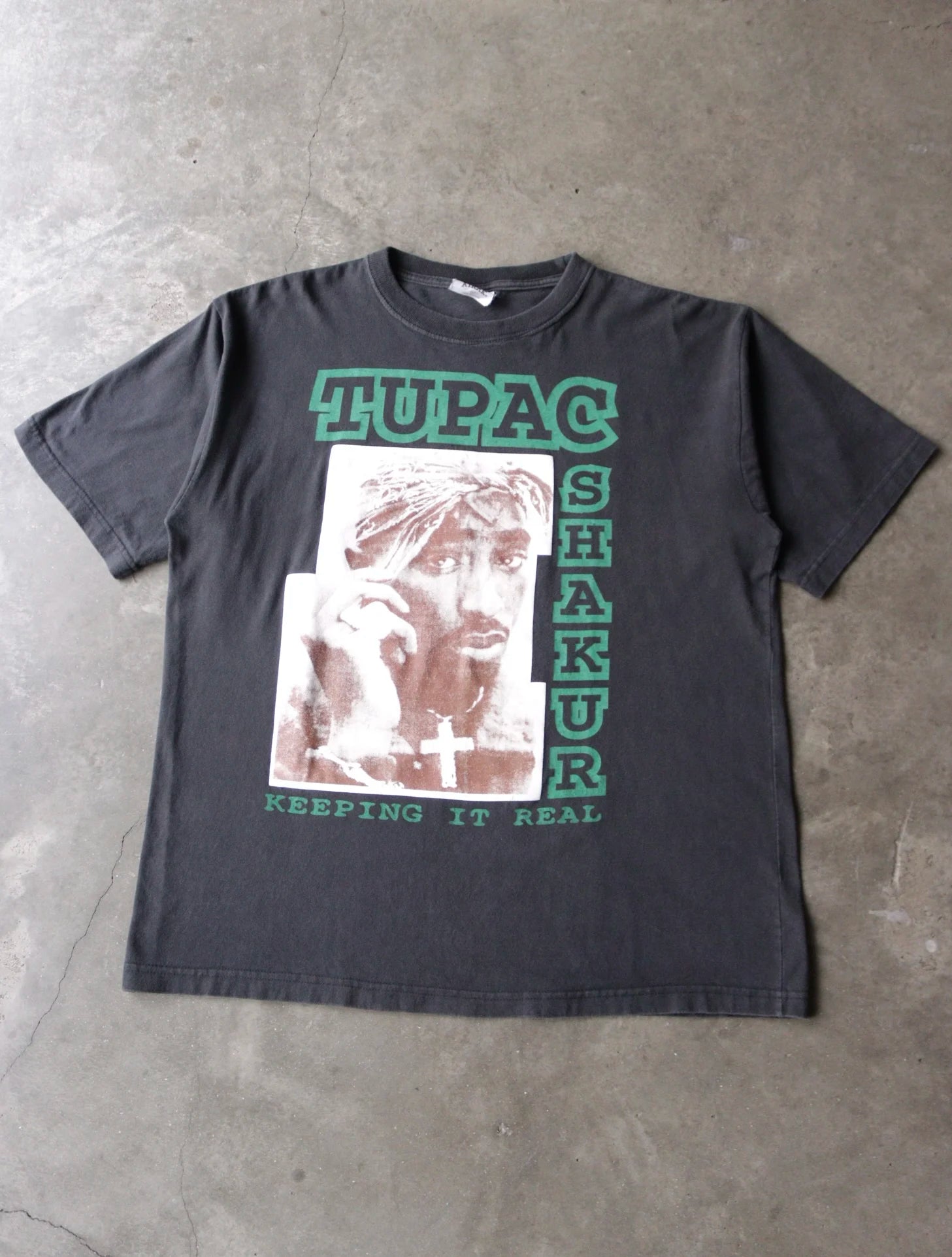 19990S TUPAC RAP TEE
