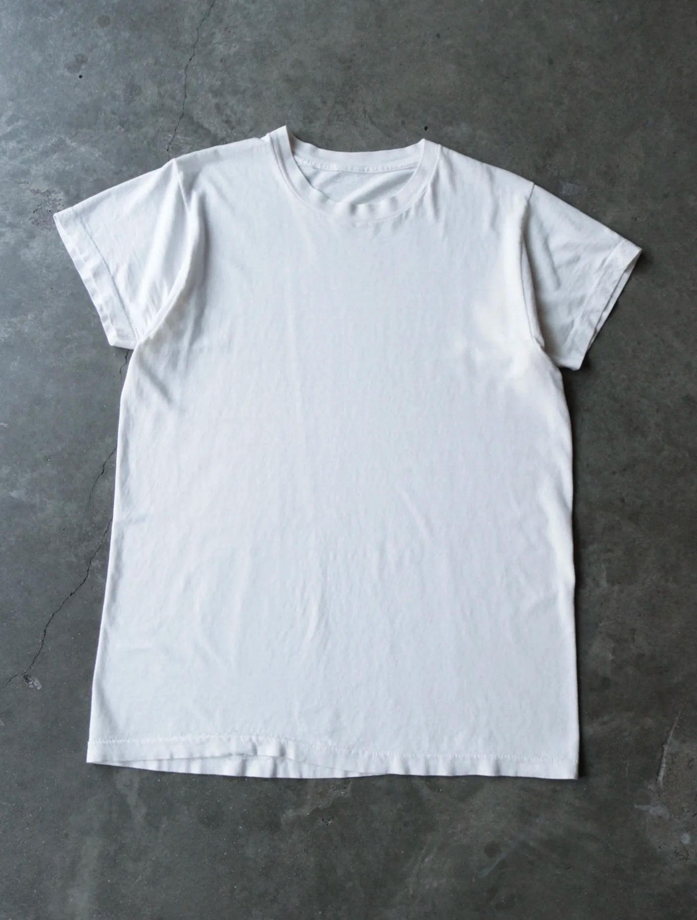 1980S BLANK WHITE TEE