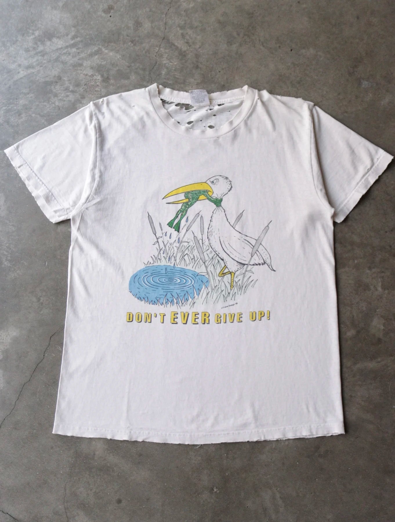 1990S DON'T EVER GIVE UP TEE