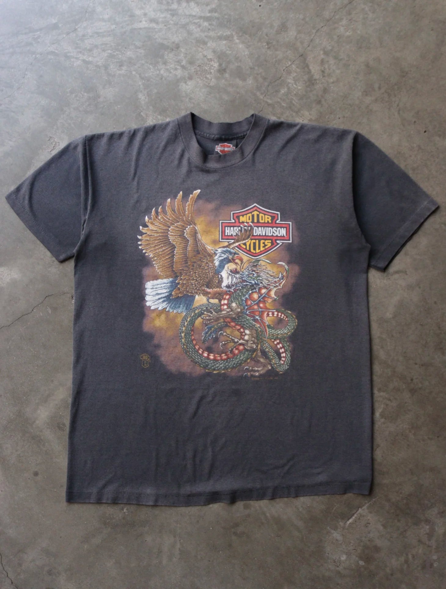 2000S FADED HARLEY DAVIDSON TEE