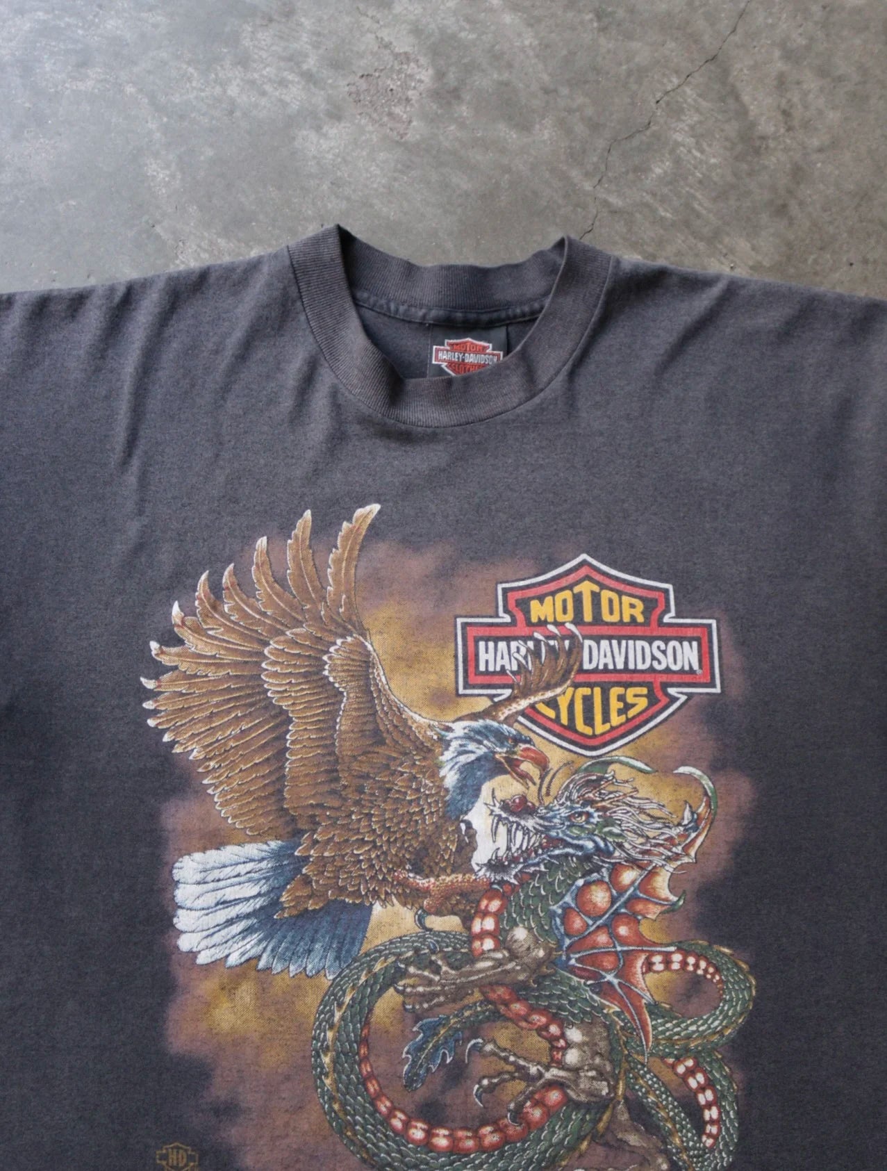 2000S FADED HARLEY DAVIDSON TEE