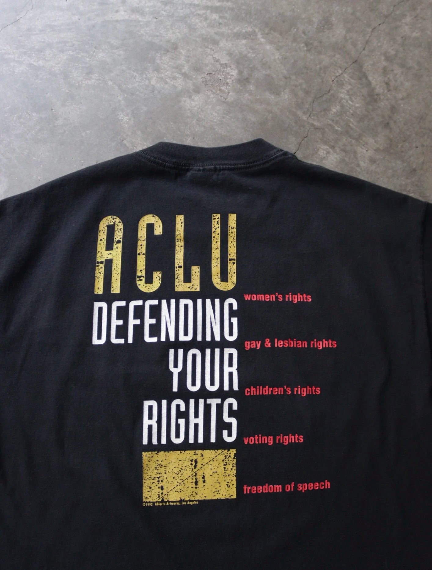 1990S ACLU RIGHTS TEE