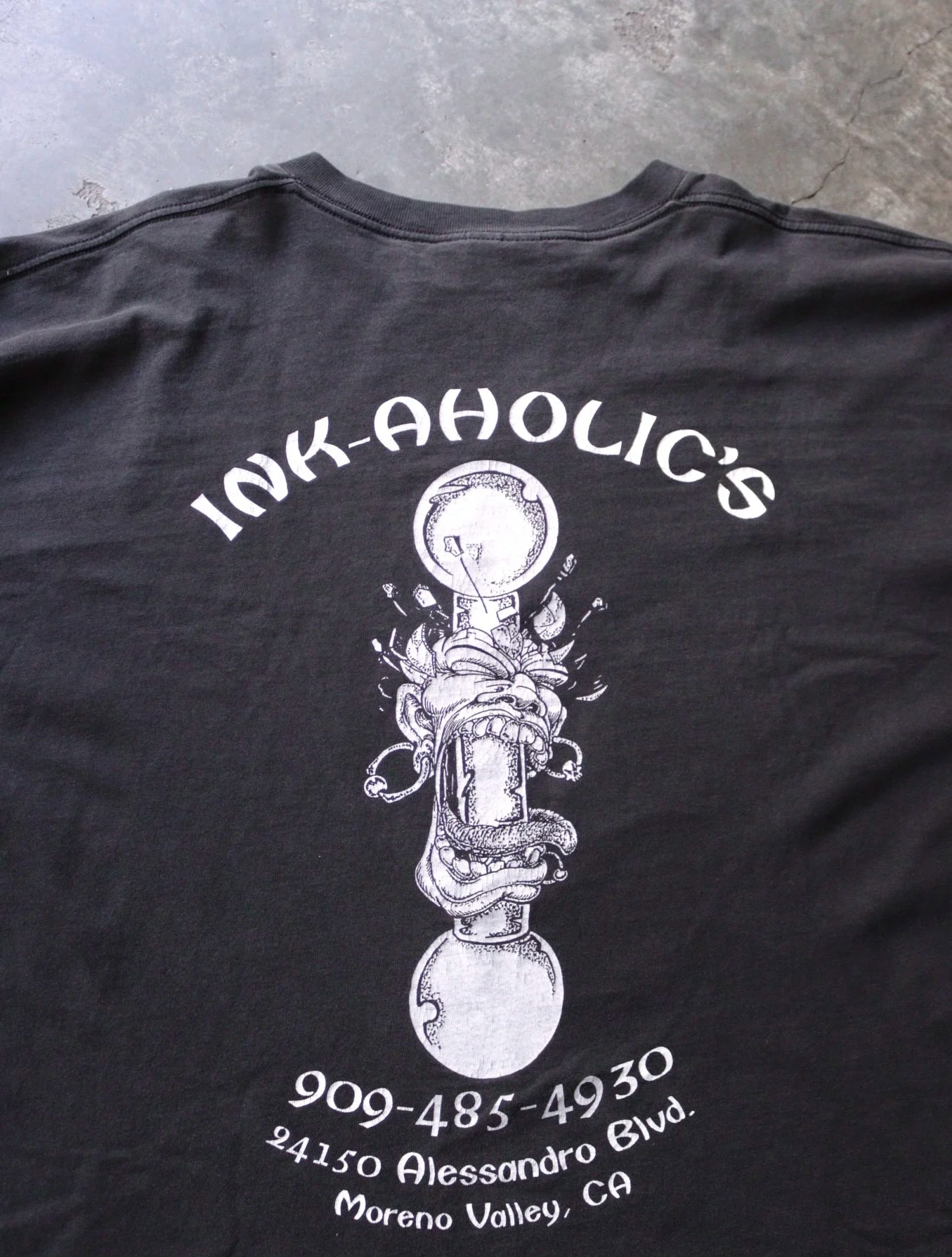 2000S SUN FADED LOCAL TATTOO ARTIST L/S TEE