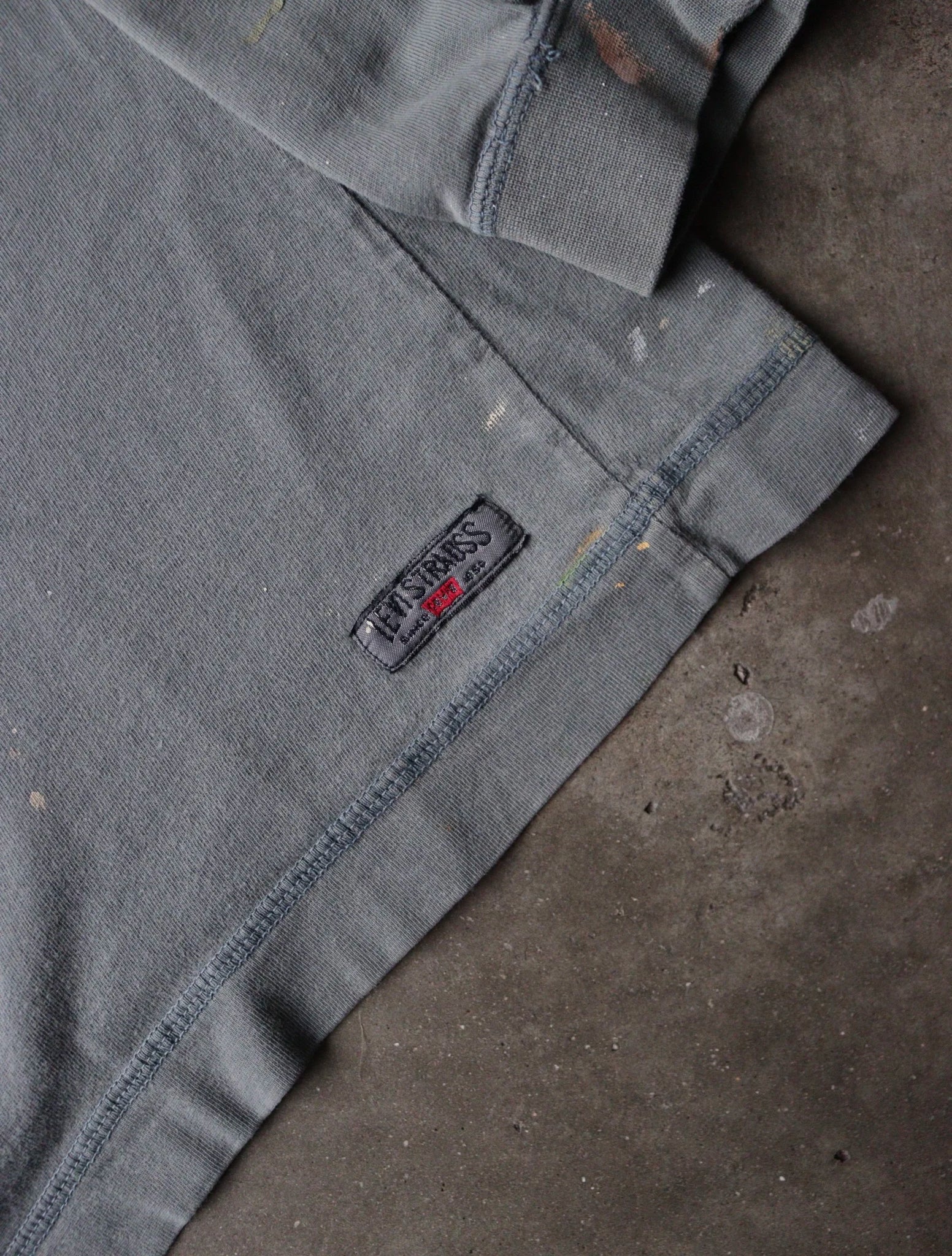 2000S FADED PAINTED L/S BLANK TEE