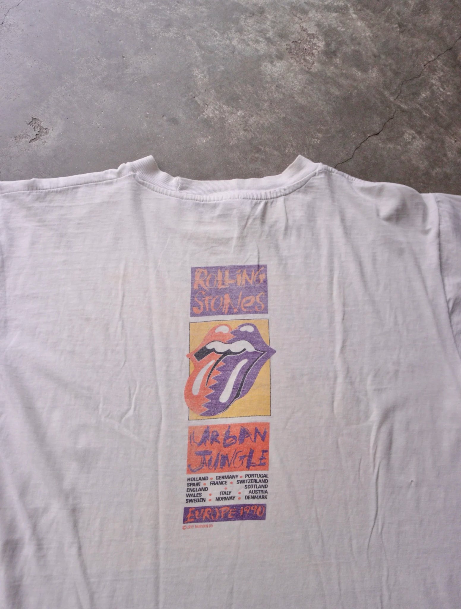 1990S ROLLING STONES EUROPE TOUR TEE