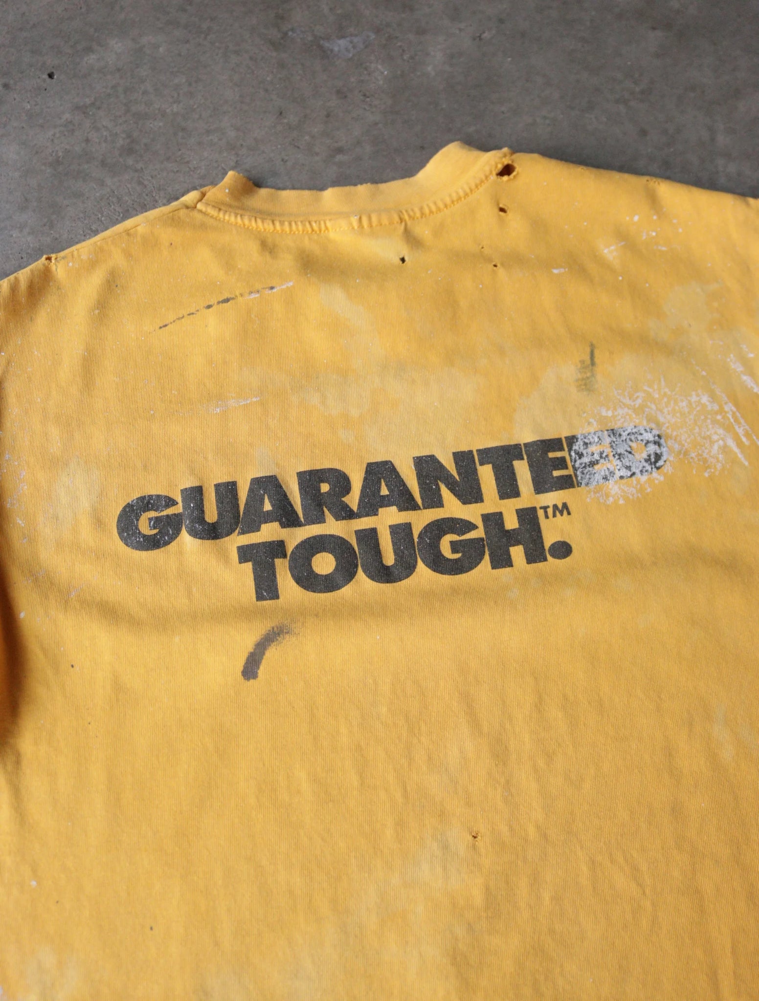 1990S FADED DISTRESSED DEWALT TEE