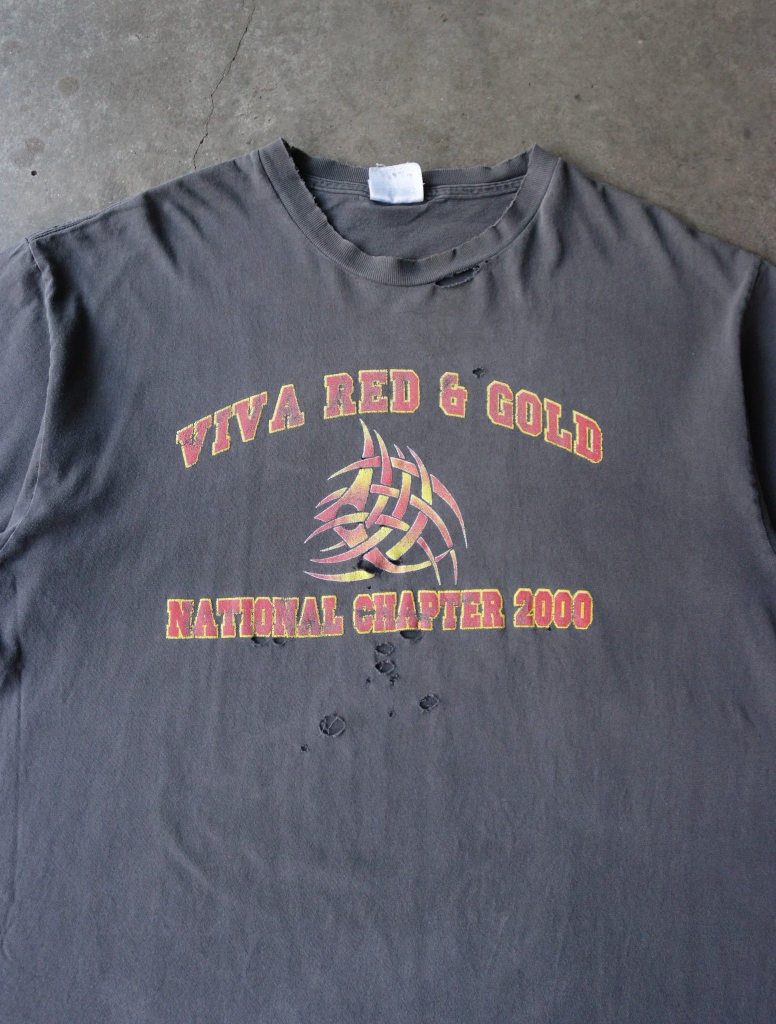 1990S FADED VIVA RED GOLD TEE